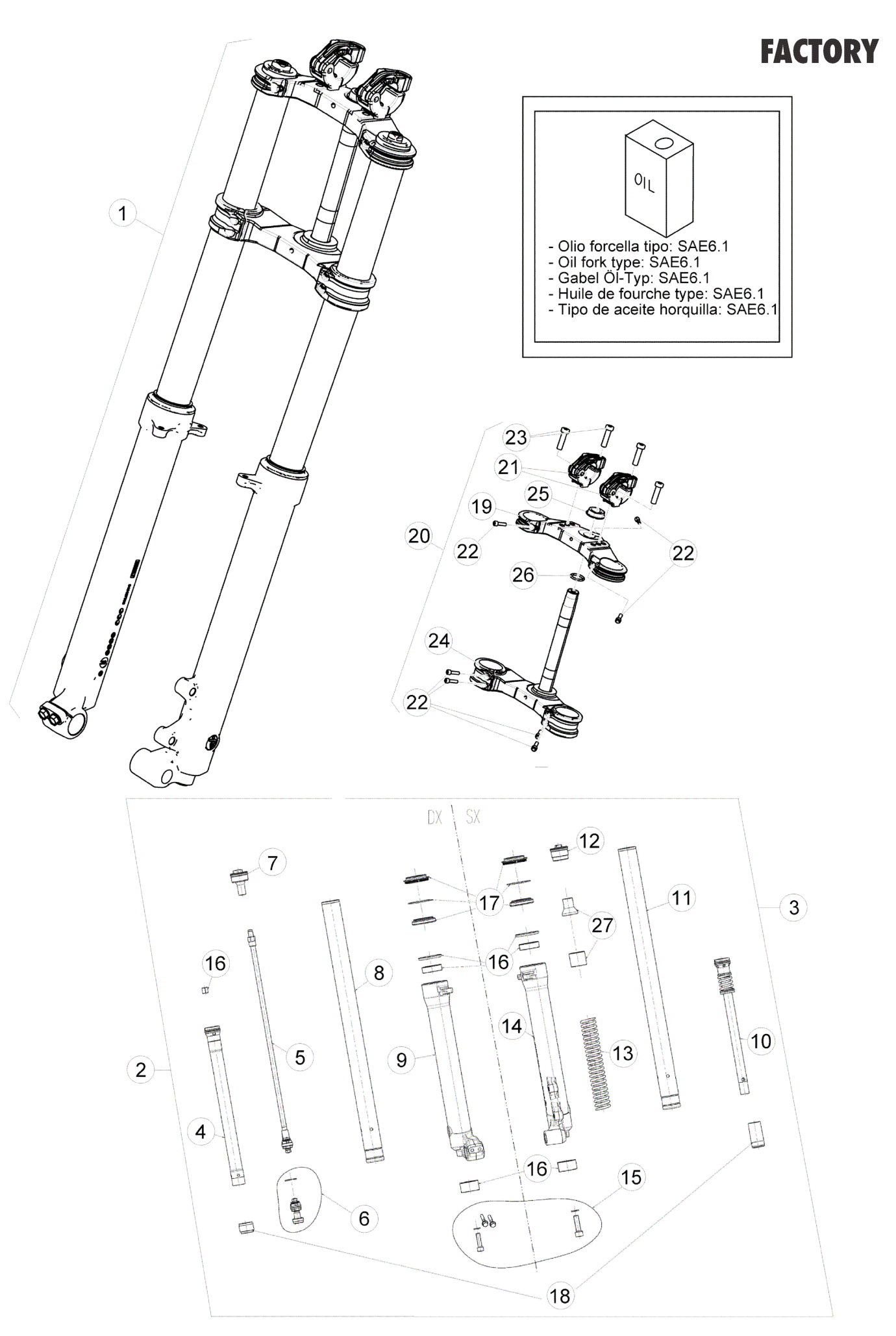 FRONT FORK (RACE)