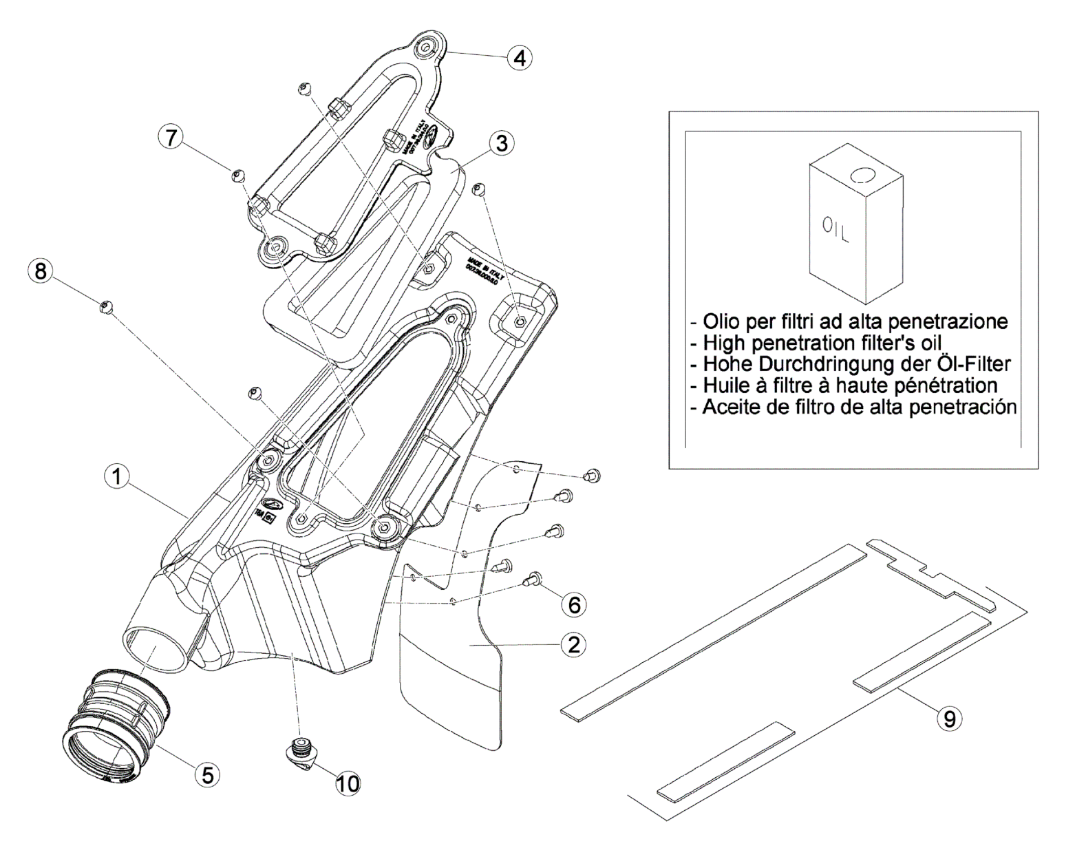 AIR BOX - REAR FENDER