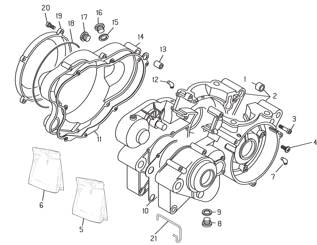CRANKCASE CARTER