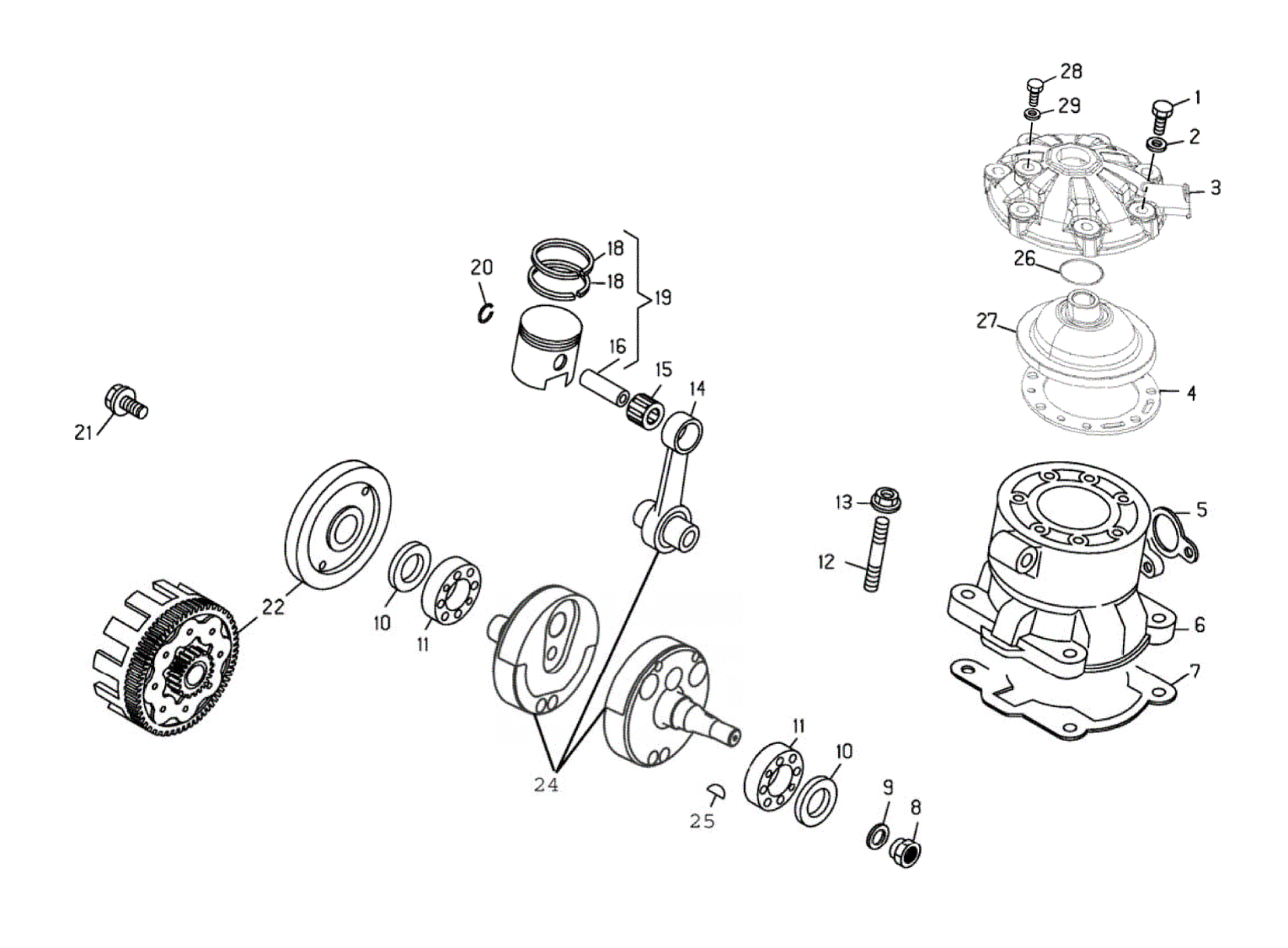 CRANKSHAFT - CYLINDER