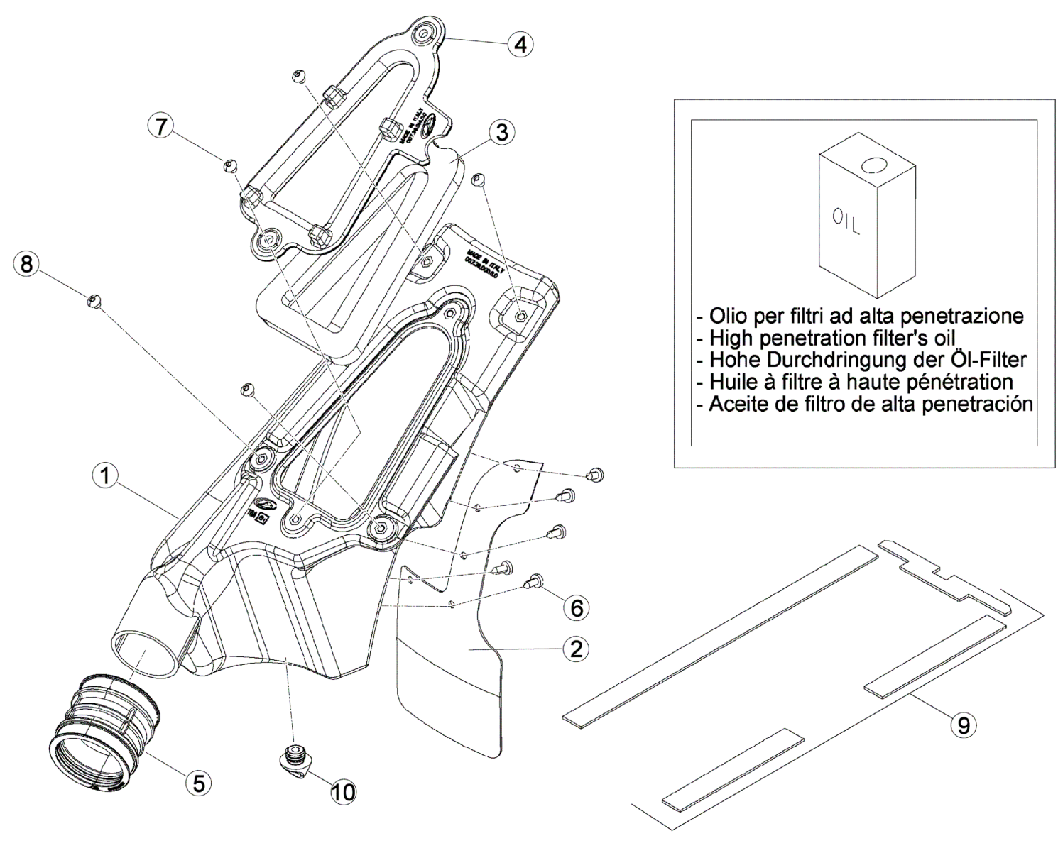 AIR BOX - REAR FENDER