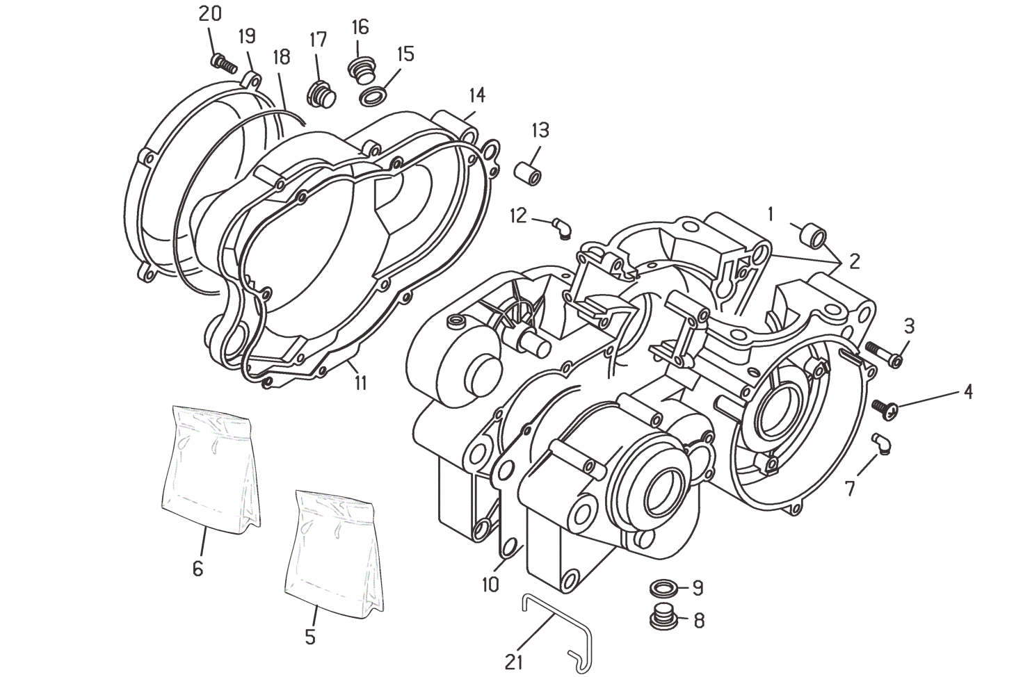 CRANKCASE CARTER