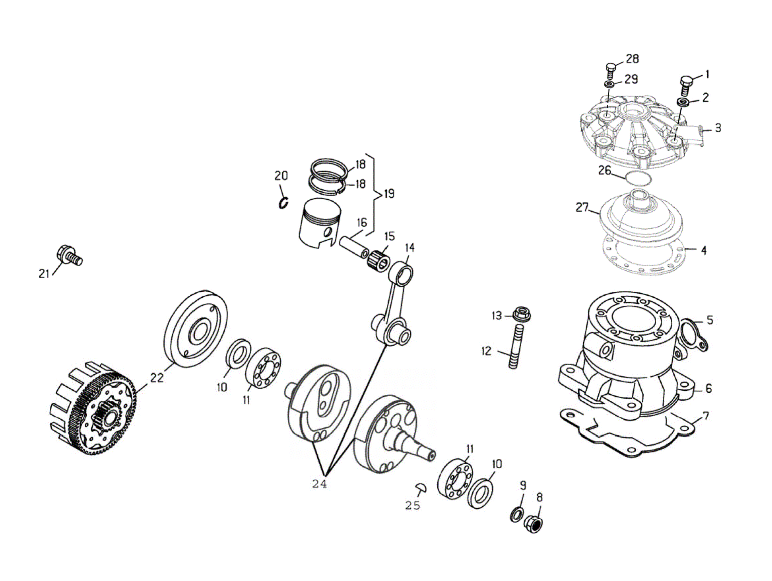 CRANKSHAFT - CYLINDER