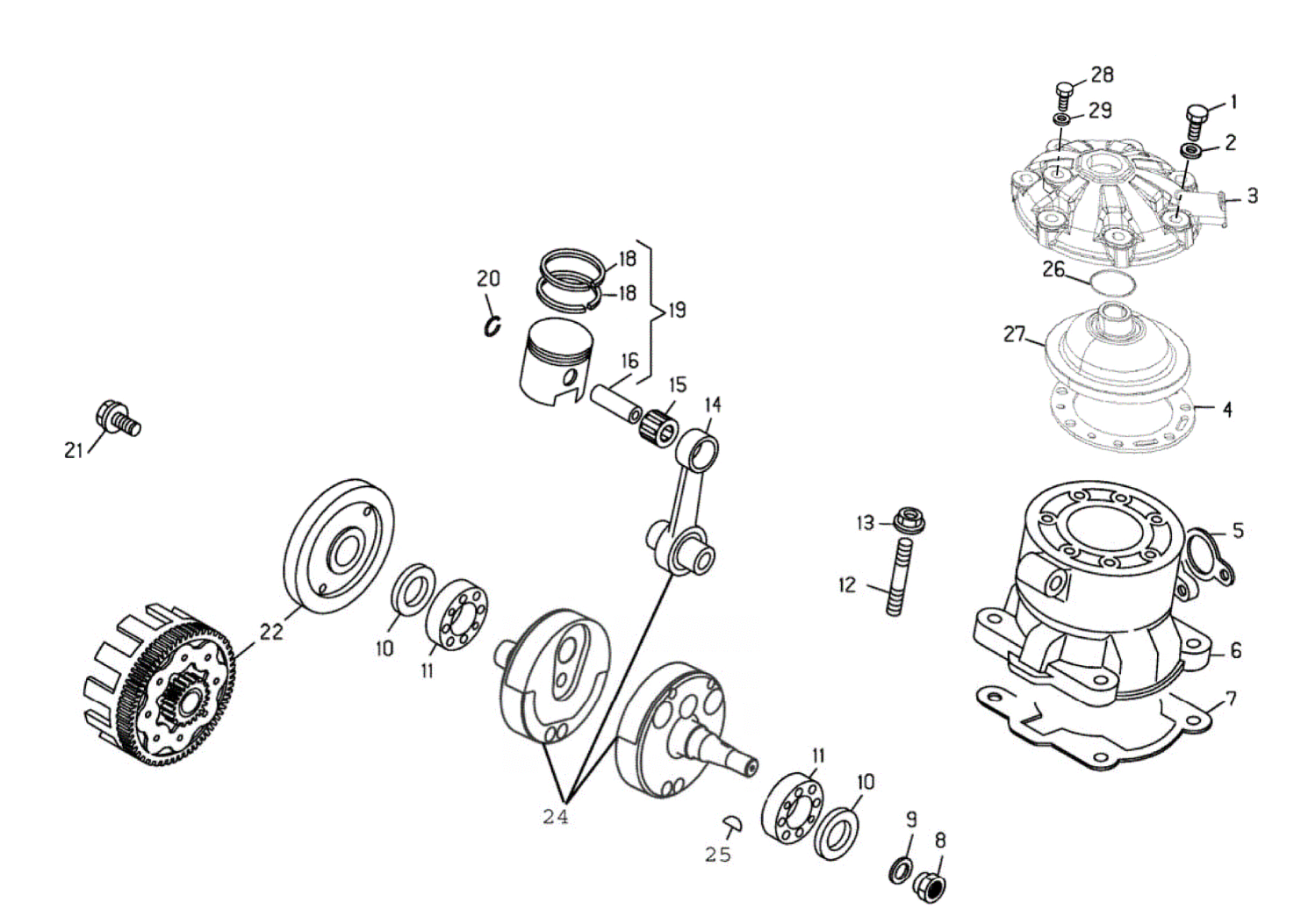 CRANKSHAFT - CYLINDER