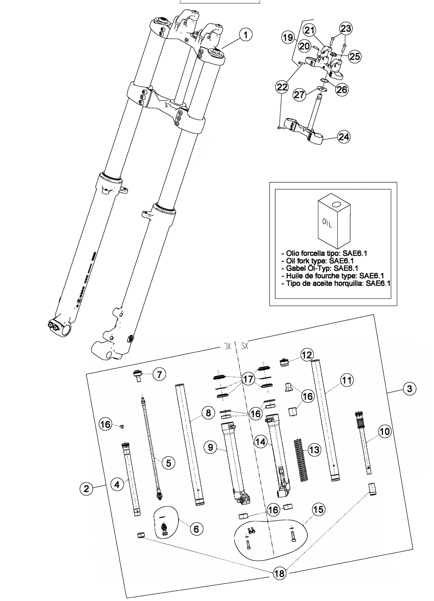 FRONT FORK (STD)