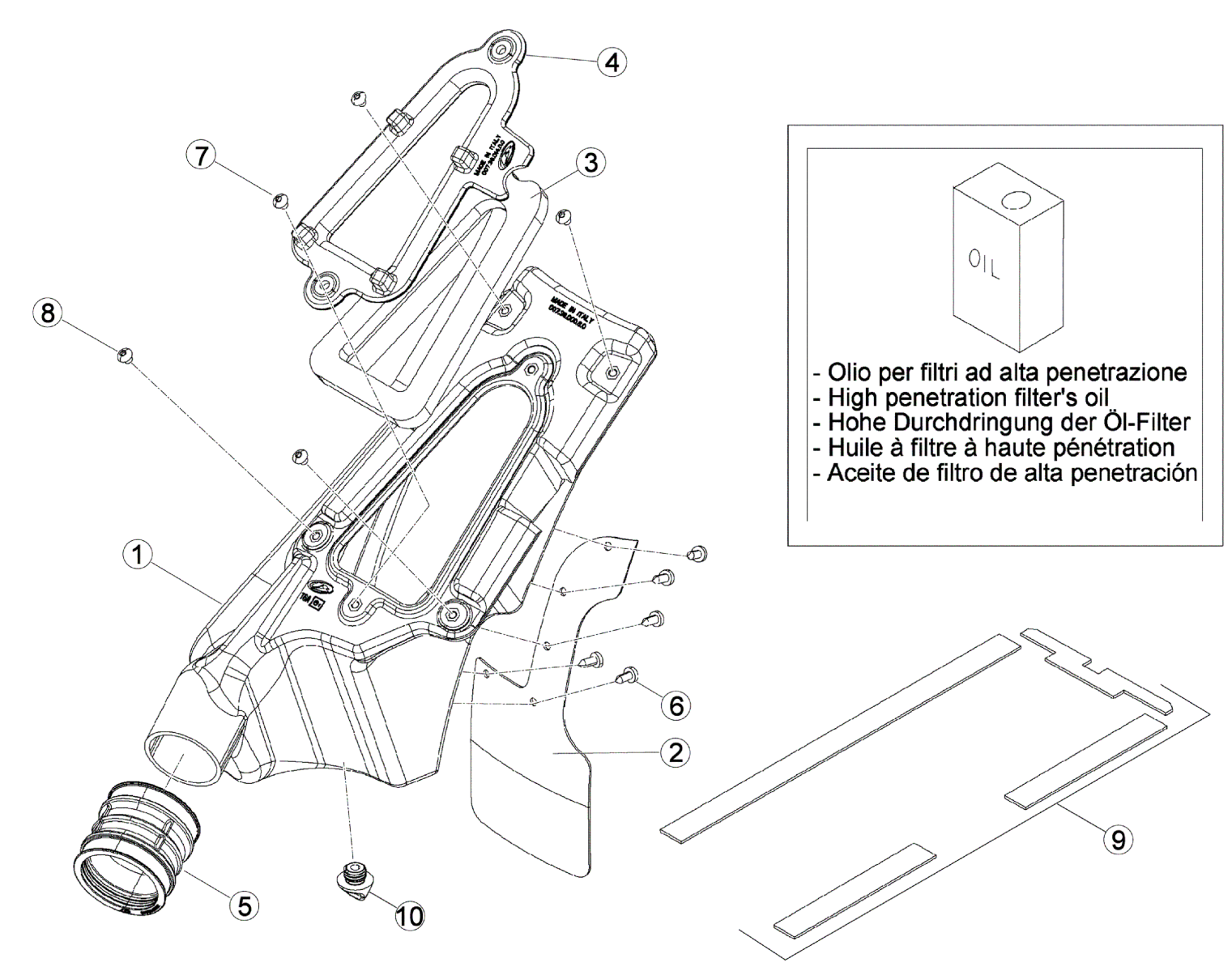 AIR BOX - REAR FENDER