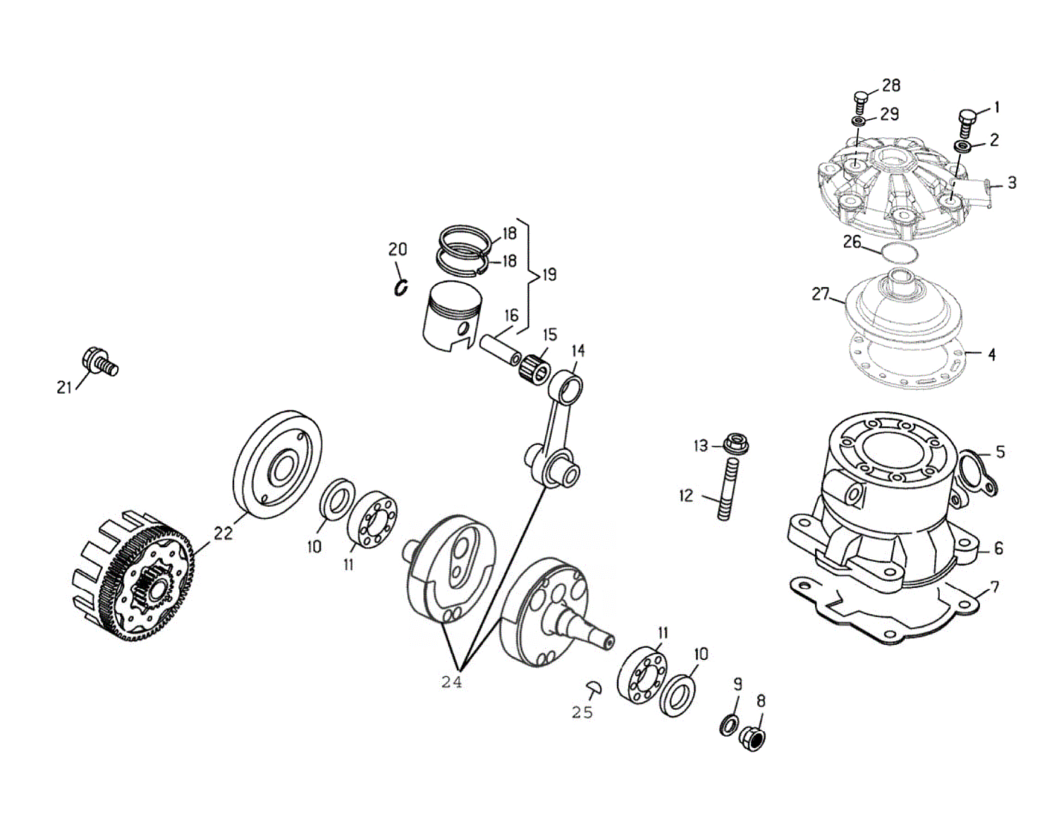 CRANKSHAFT - CYLINDER