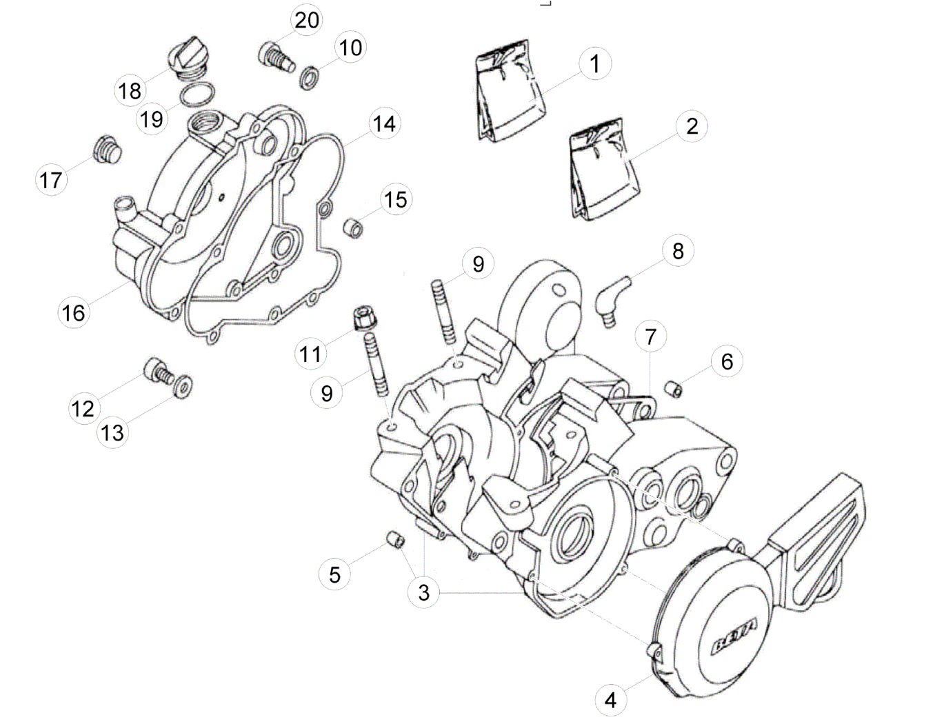 CRANKCASE CARTER