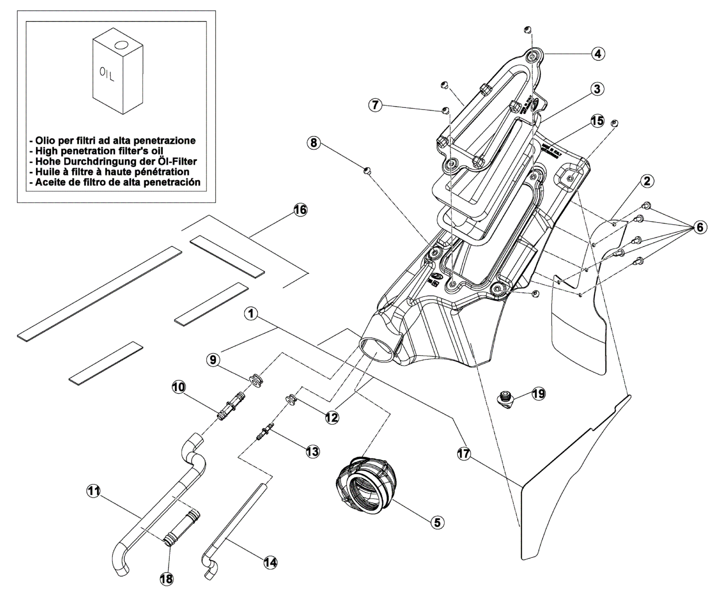AIR BOX - REAR FENDER