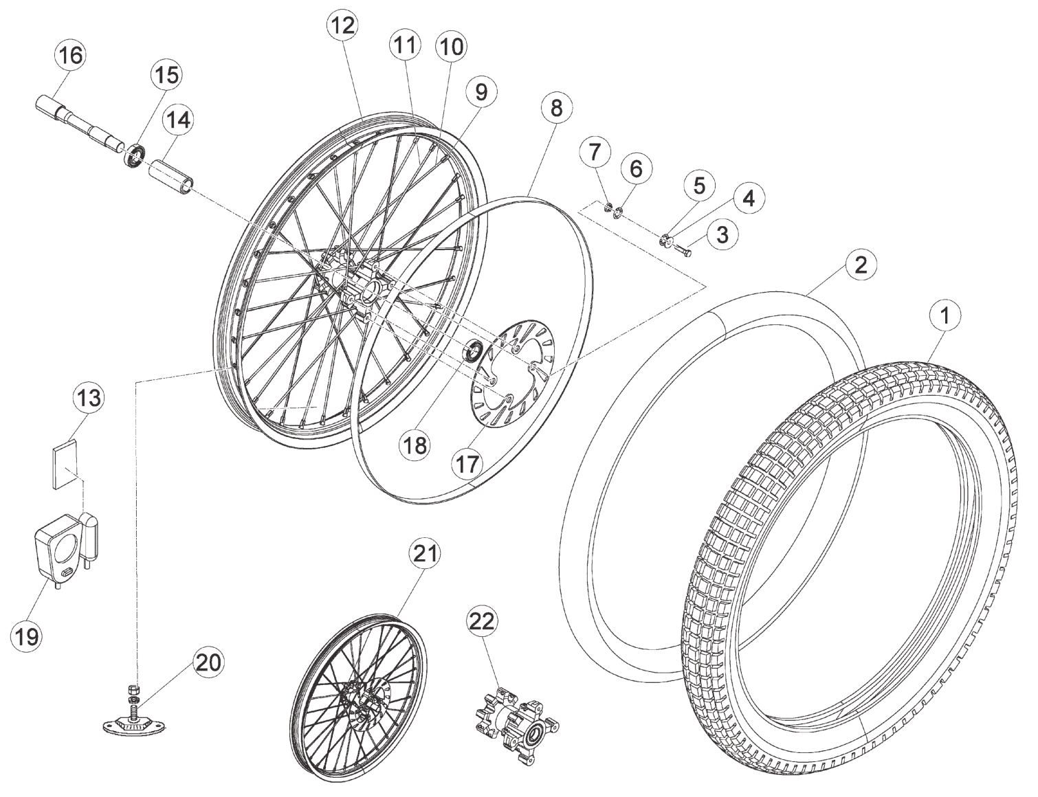 FRONT WHEEL