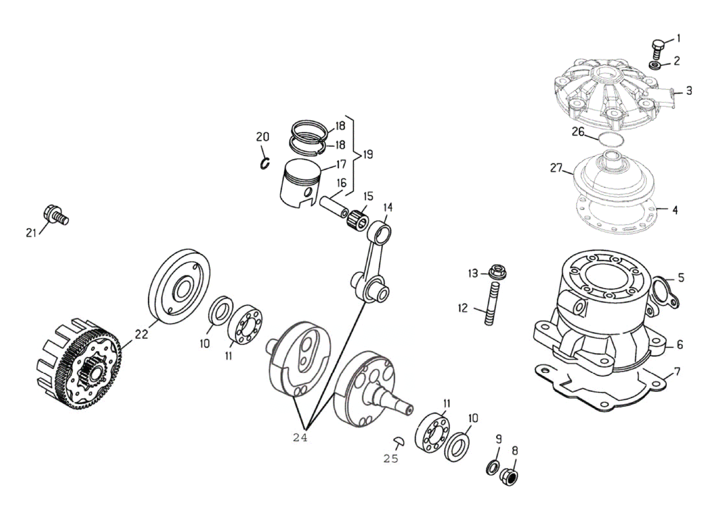 CRANKSHAFT - CYLINDER
