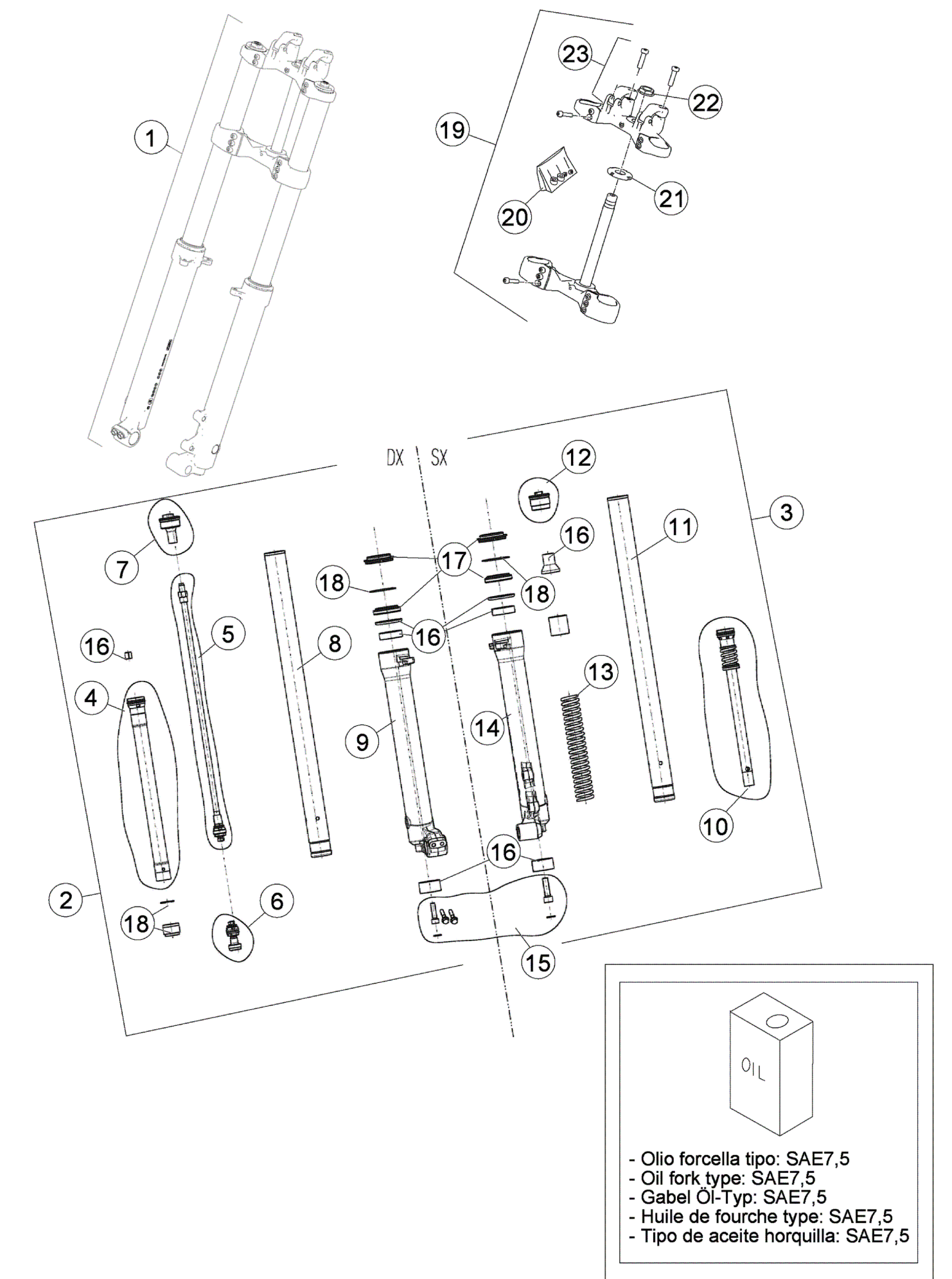 FRONT FORK (RACE)