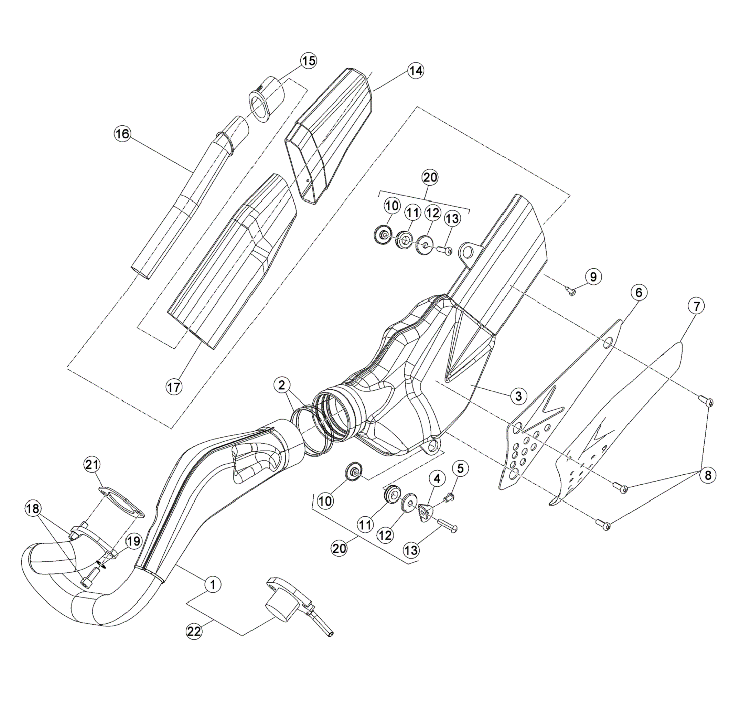EXHAUST SYSTEM (RACE)