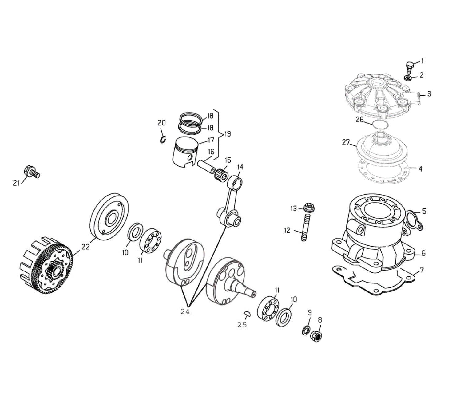 CRANKSHAFT - CYLINDER