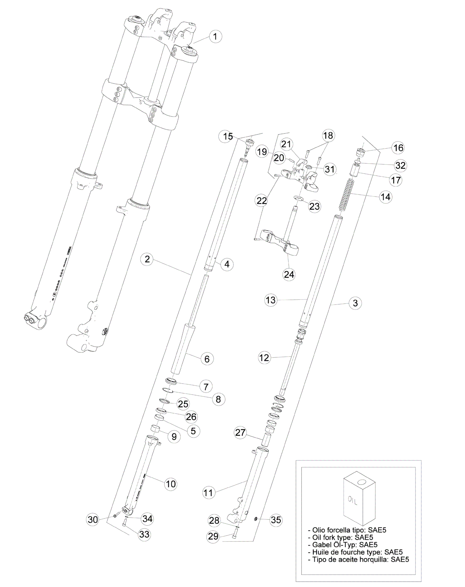 FRONT FORK (STD)