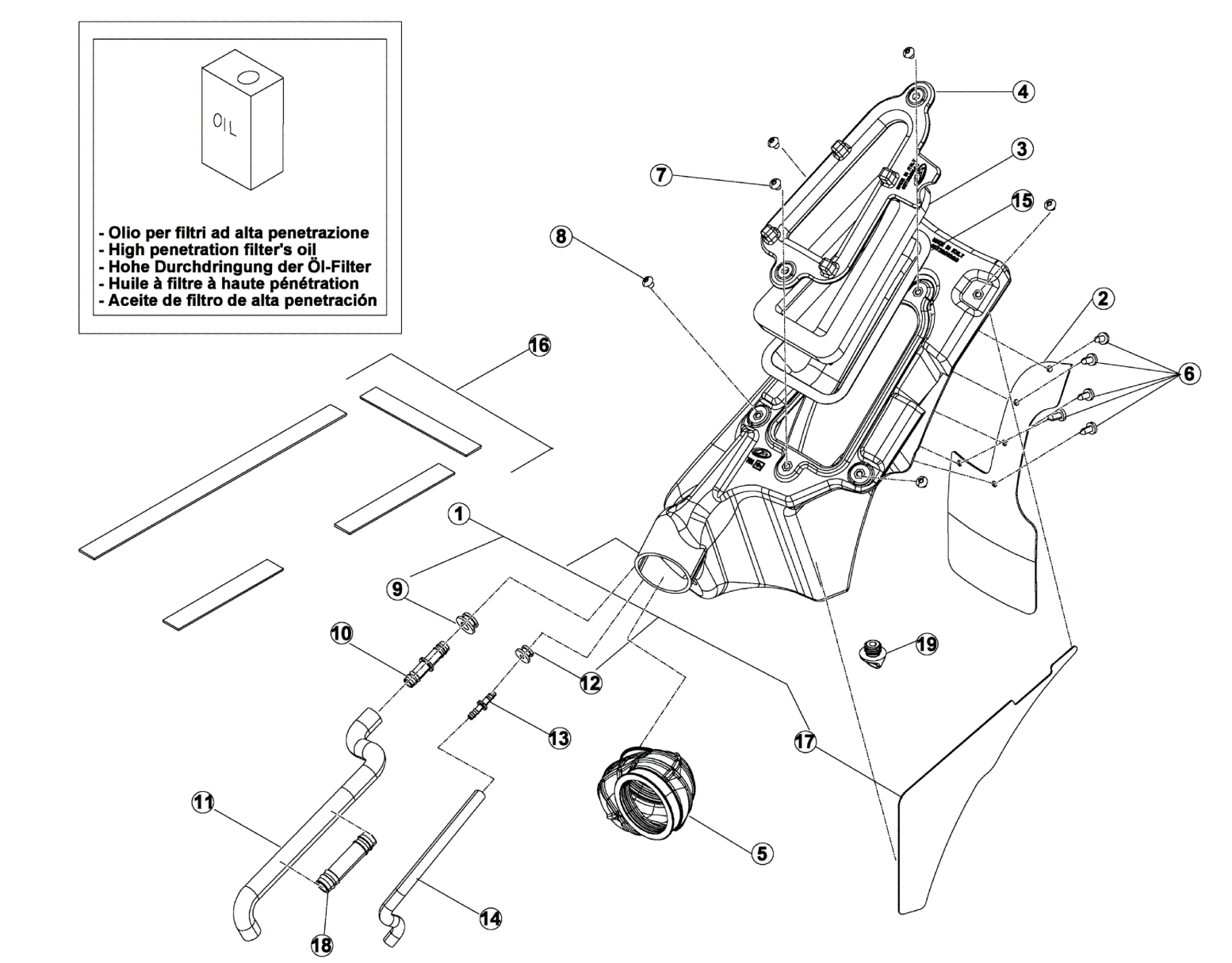 AIR BOX - REAR FENDER