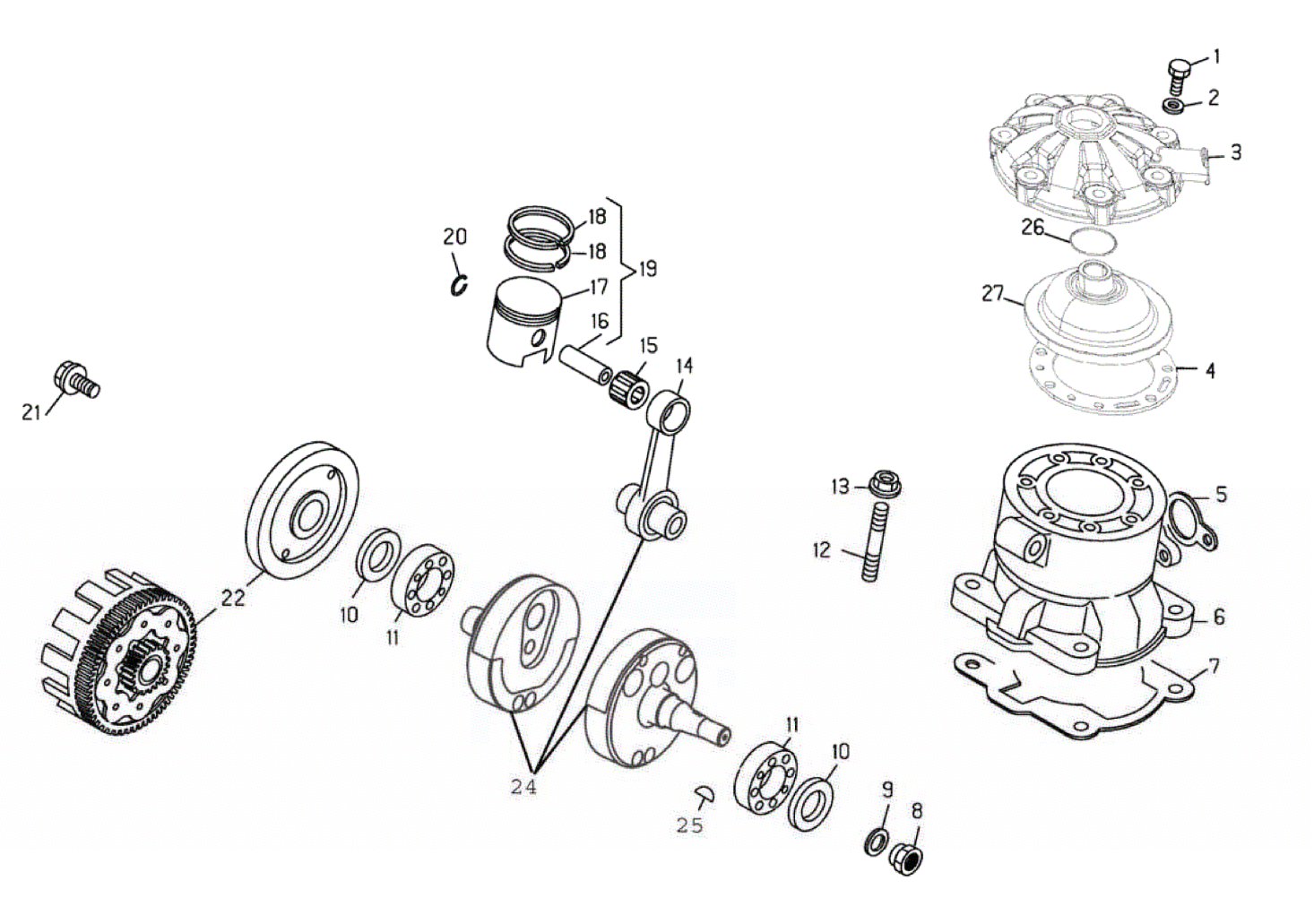CRANKSHAFT - CYLINDER