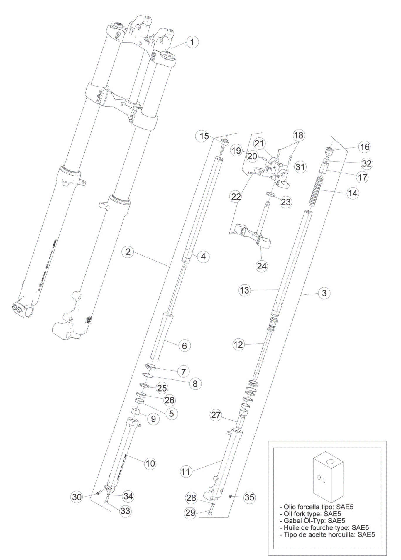 FRONT FORK (STD)