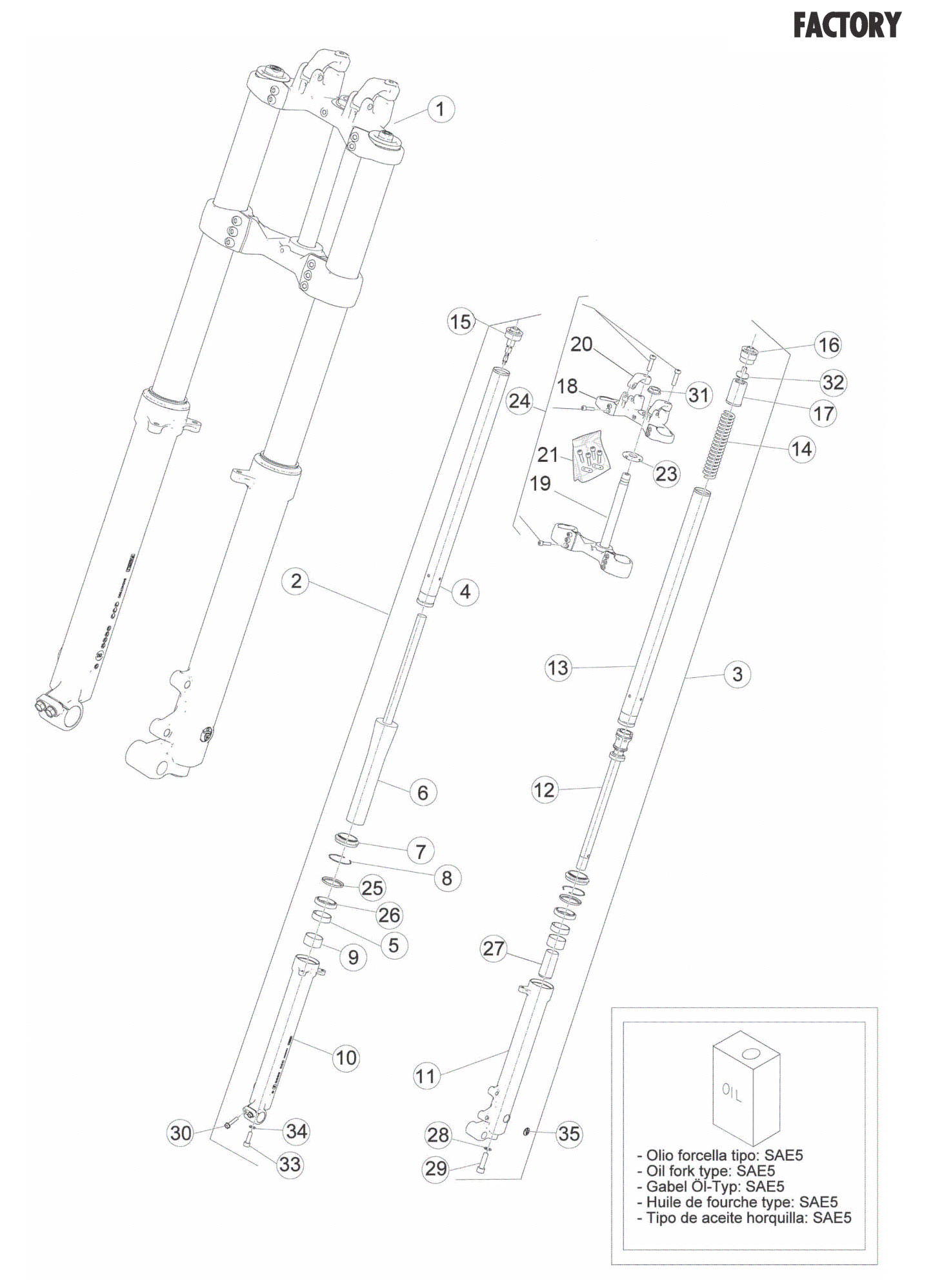 FRONT FORK (RACE)