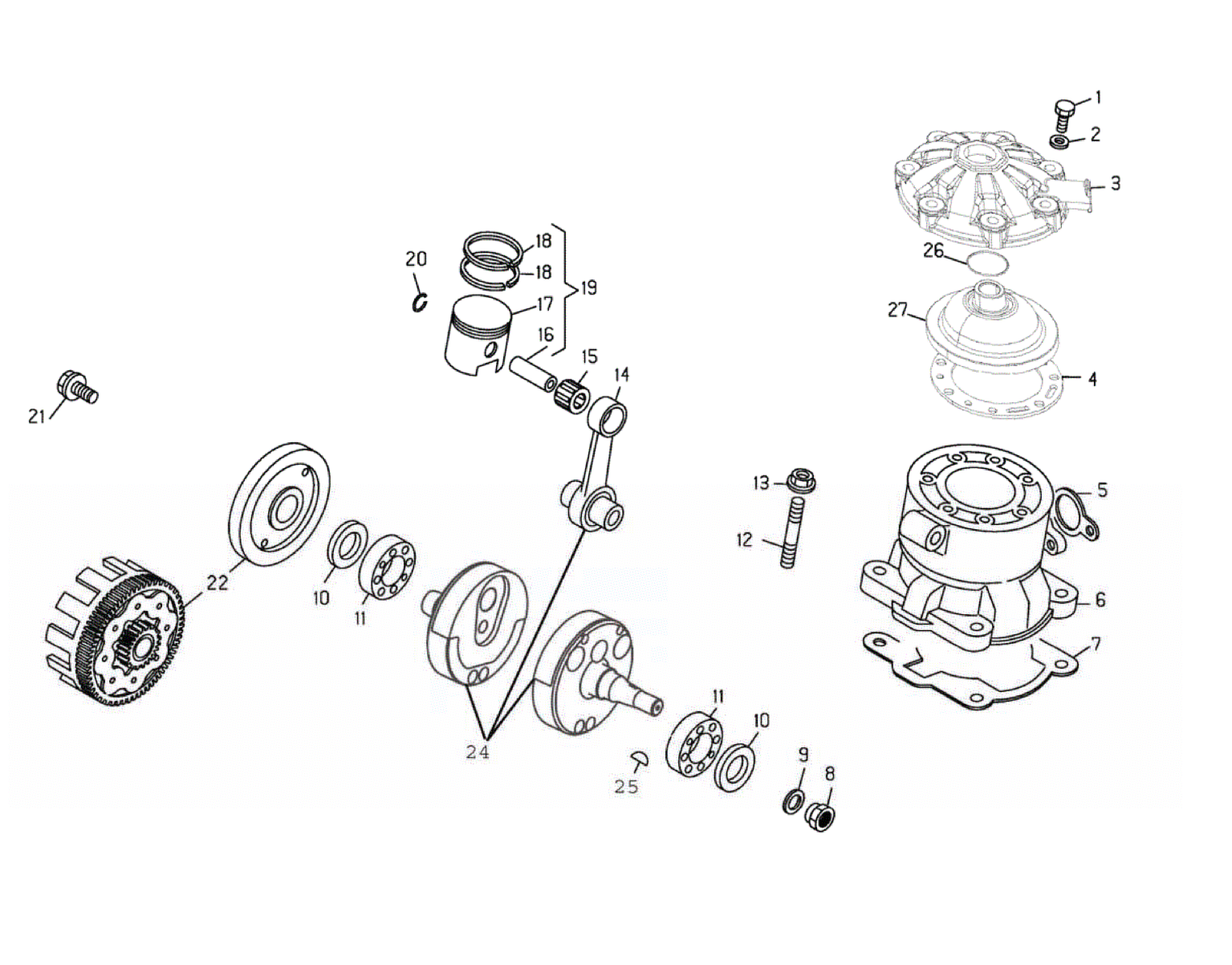 CRANKSHAFT - CYLINDER