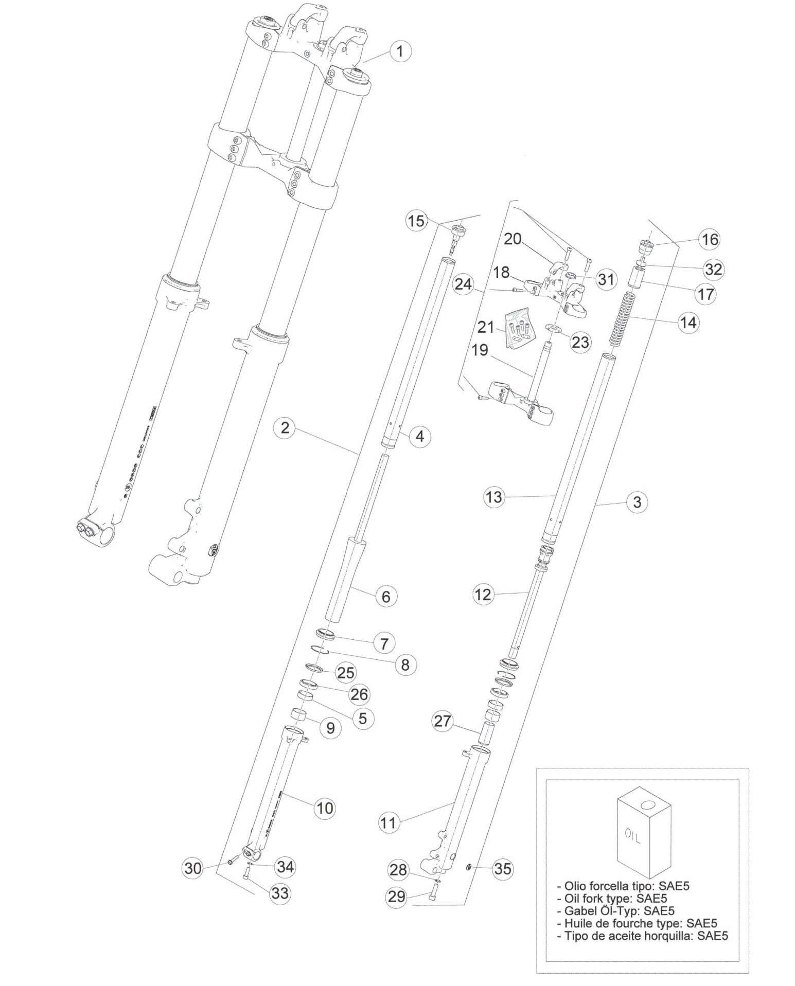 FRONT FORK (RACE)