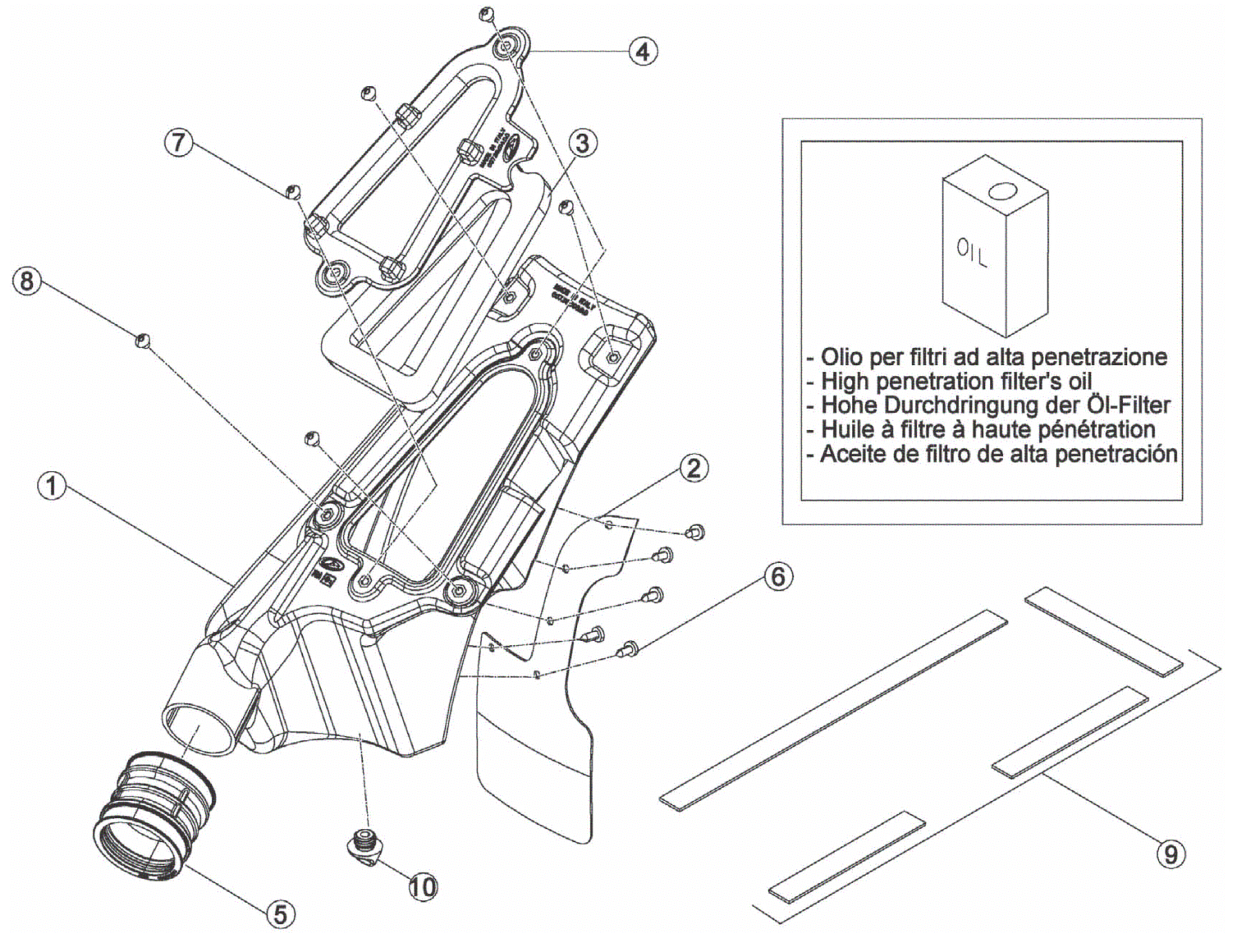 AIR BOX - REAR FENDER