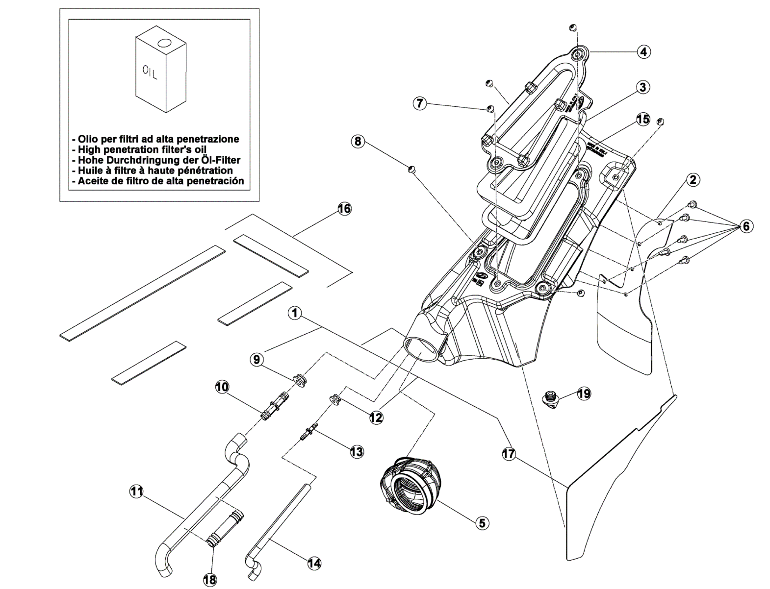 AIR BOX - REAR FENDER