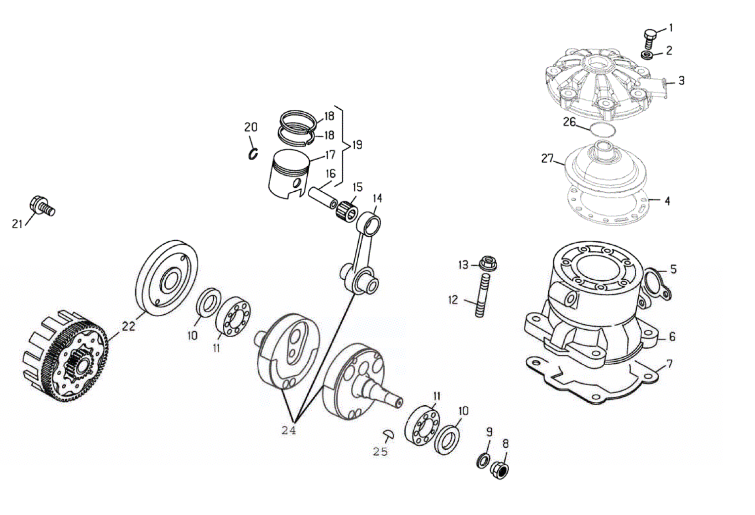 CRANKSHAFT - CYLINDER