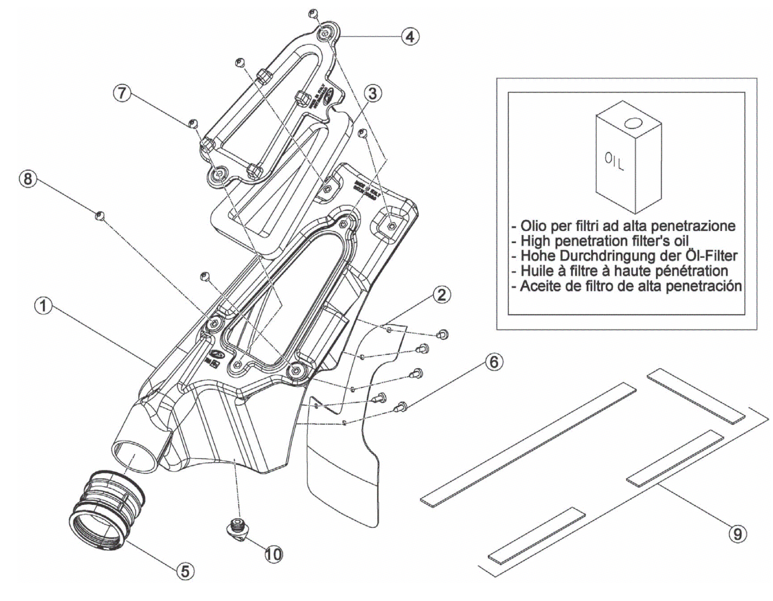 AIR BOX - REAR FENDER