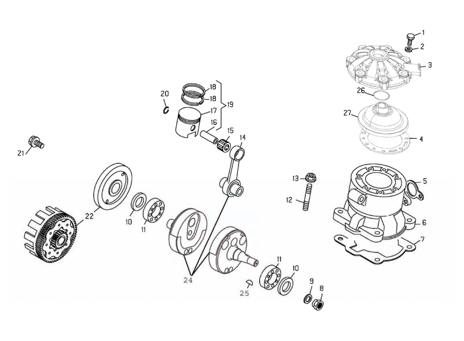 CRANKSHAFT - CYLINDER