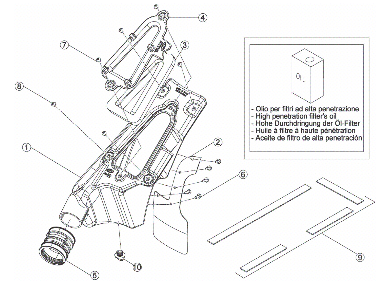 AIR BOX - REAR FENDER