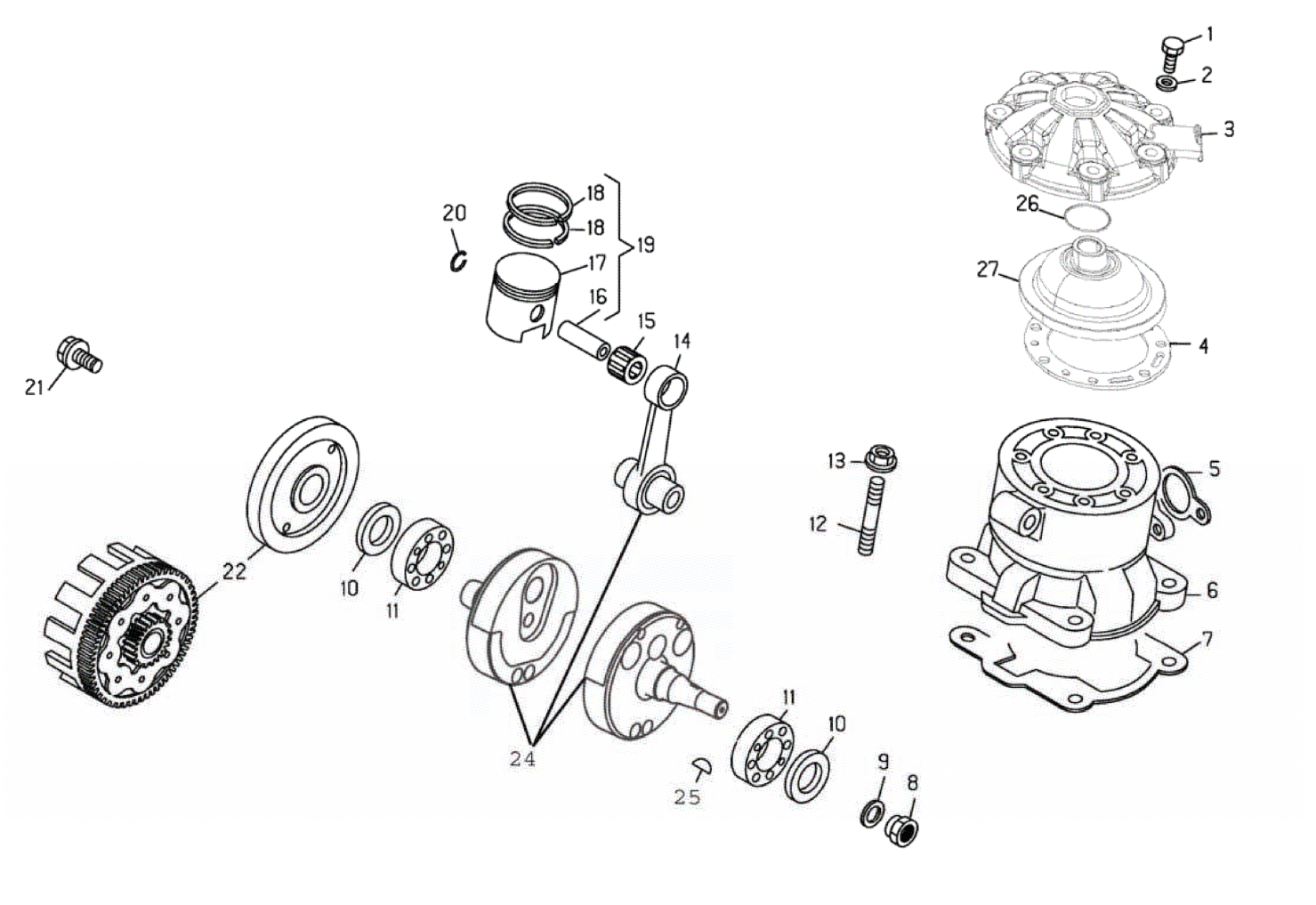 CRANKSHAFT - CYLINDER