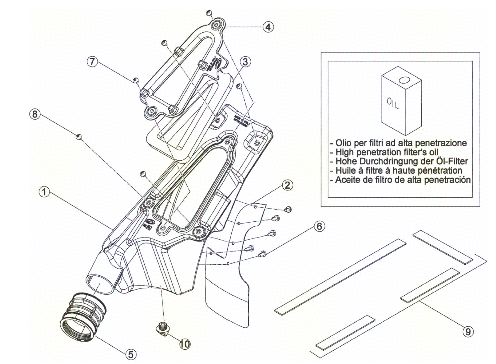 AIR BOX - REAR FENDER