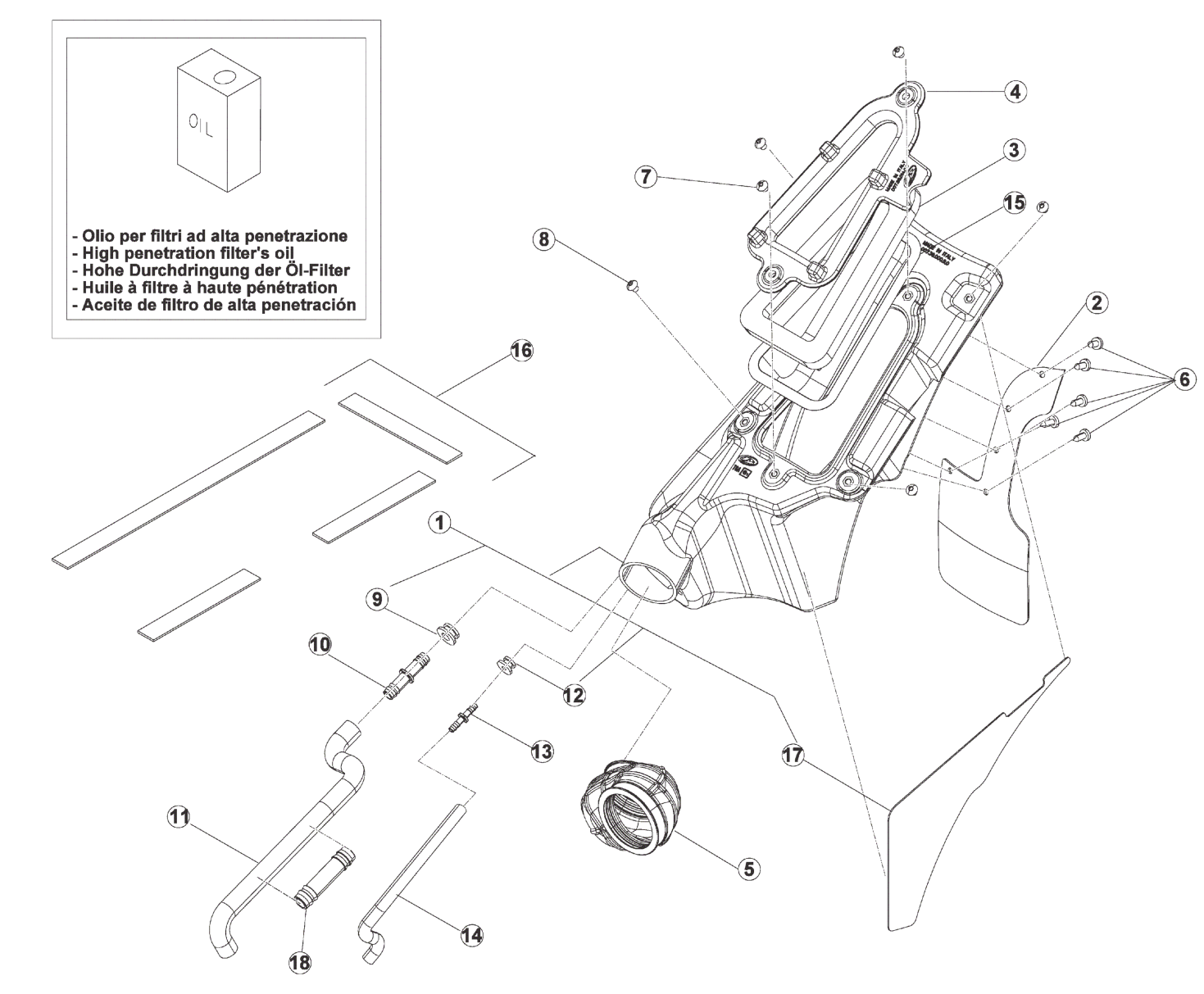 AIR BOX - REAR FENDER