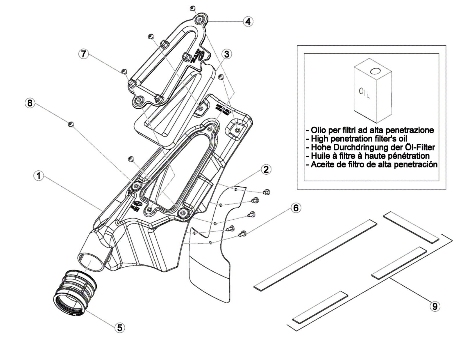 AIR BOX - REAR FENDER