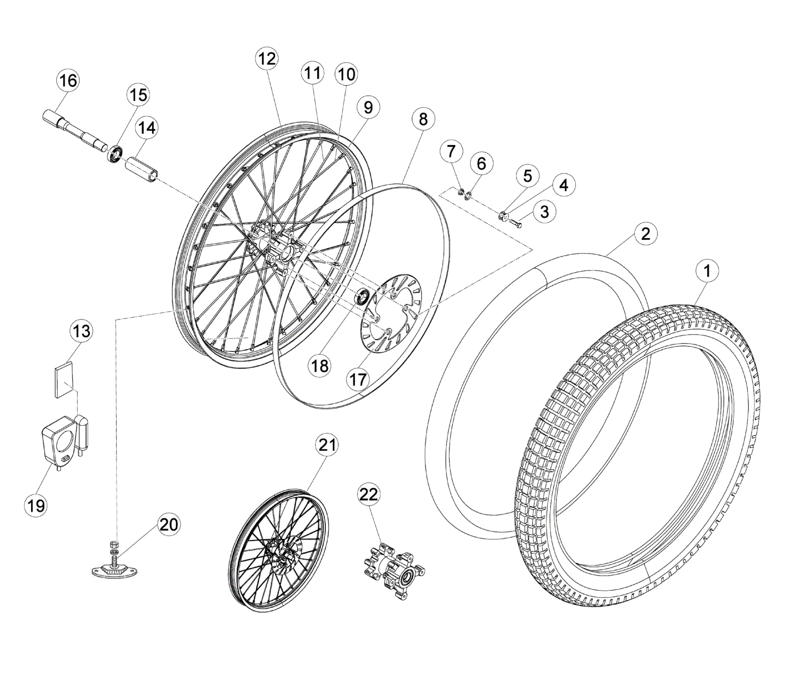 FRONT WHEEL