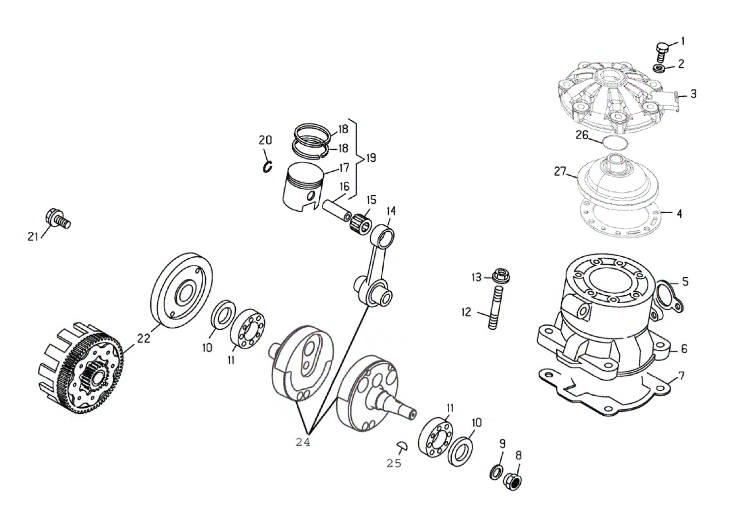 CRANKSHAFT - CYLINDER