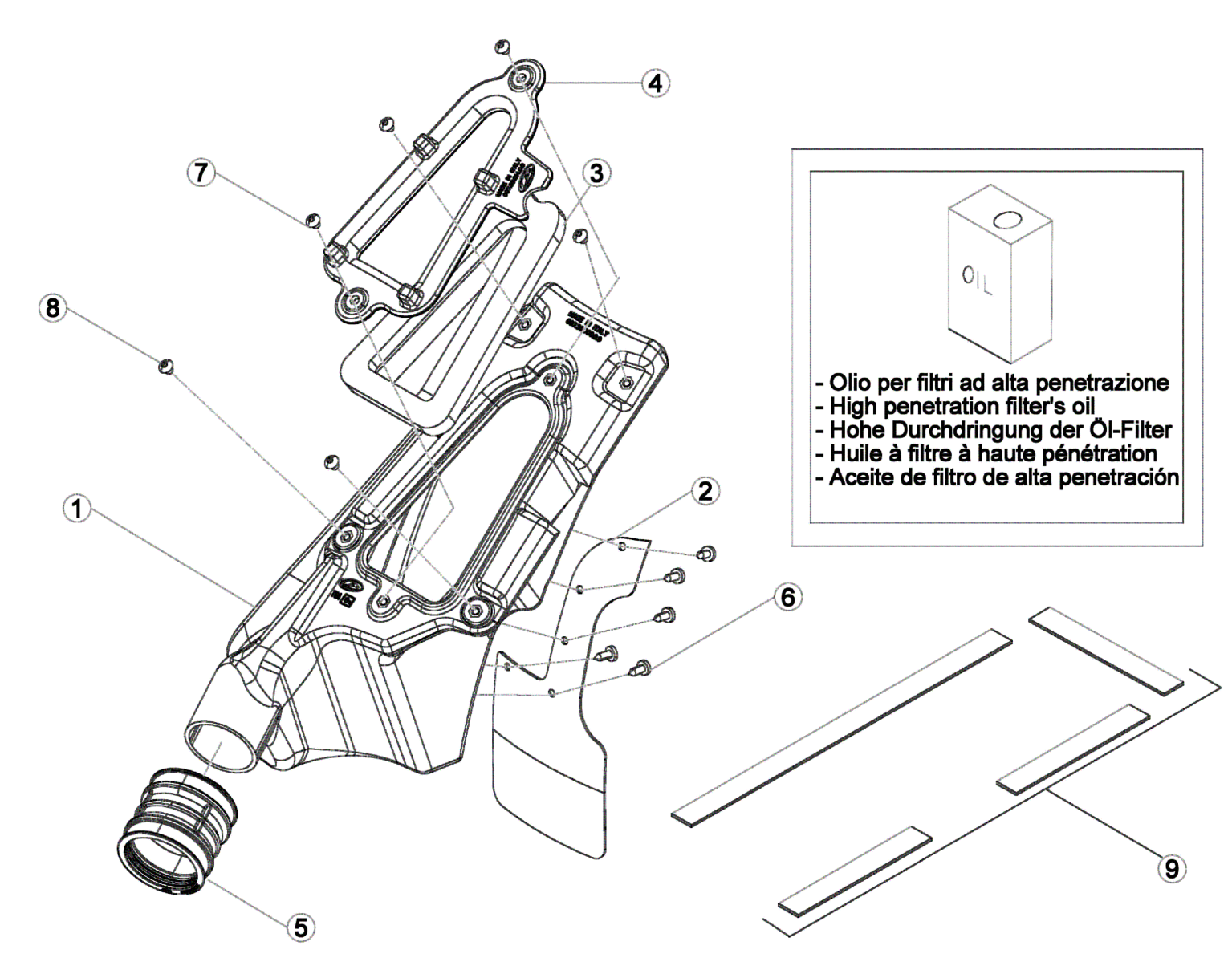 AIR BOX - REAR FENDER