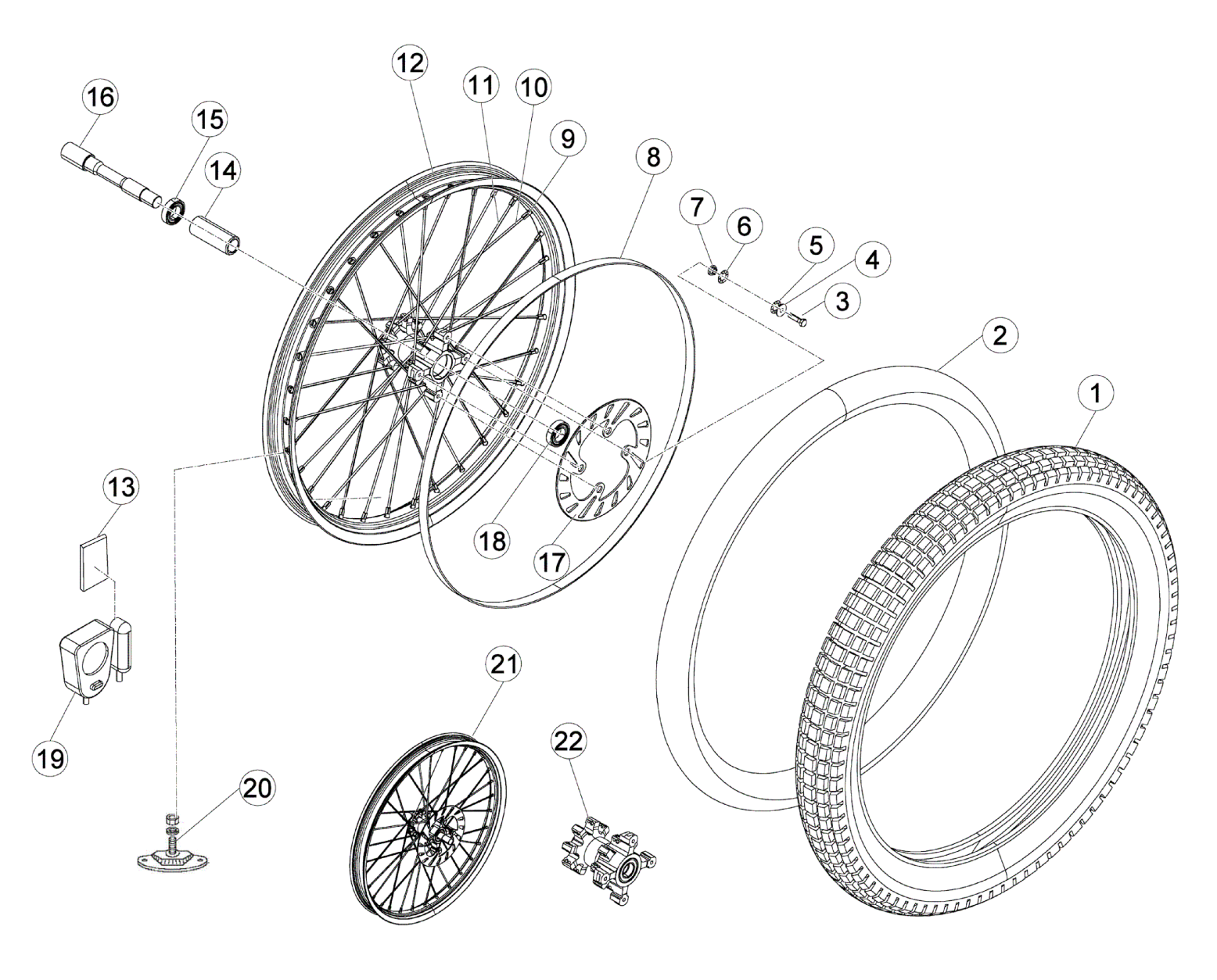 FRONT WHEEL