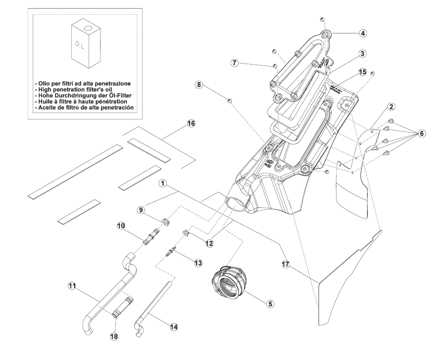 AIR BOX - REAR FENDER