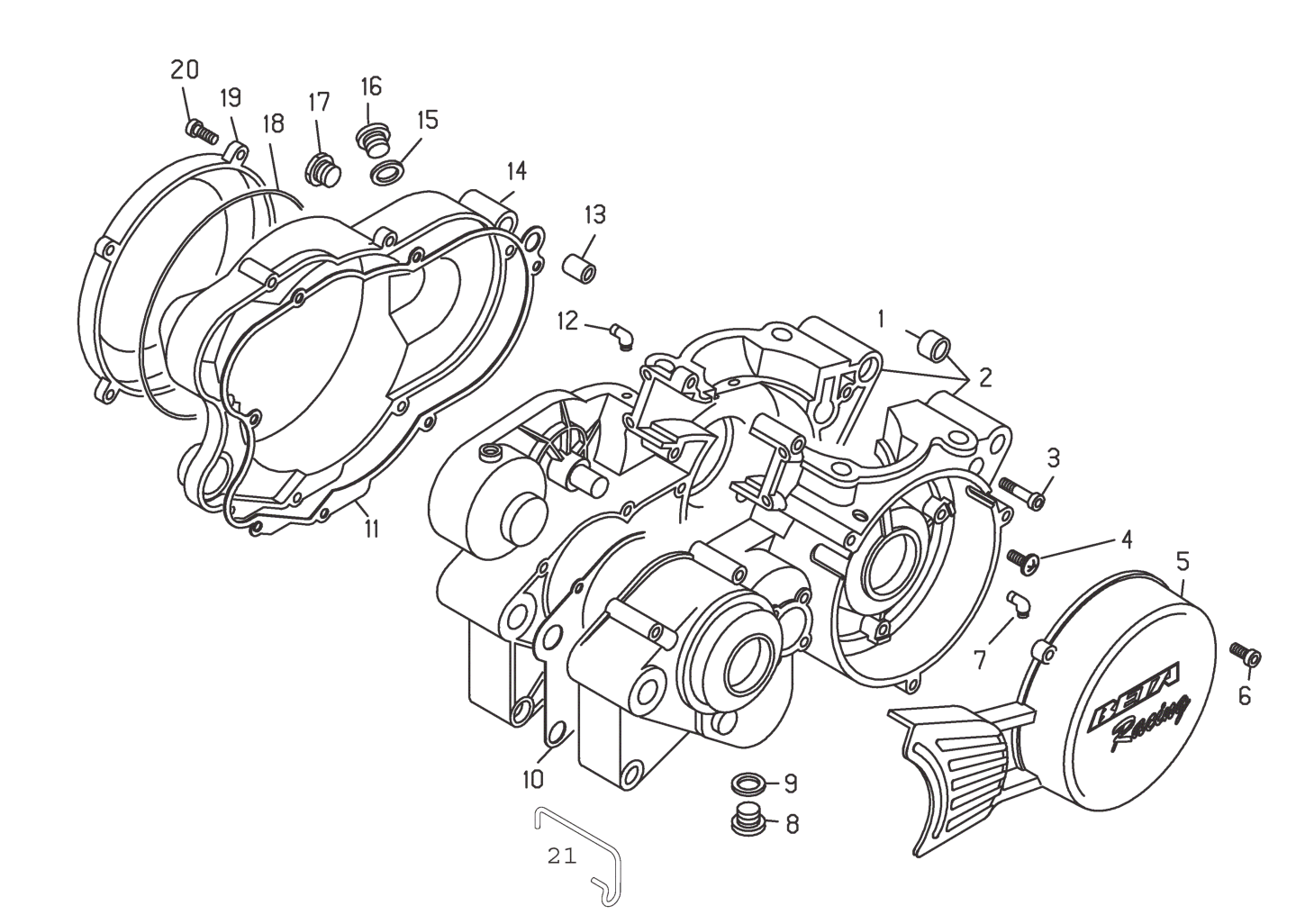 CRANKCASE CARTER