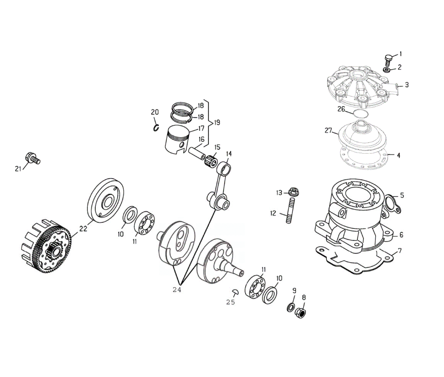 CRANKSHAFT - CYLINDER