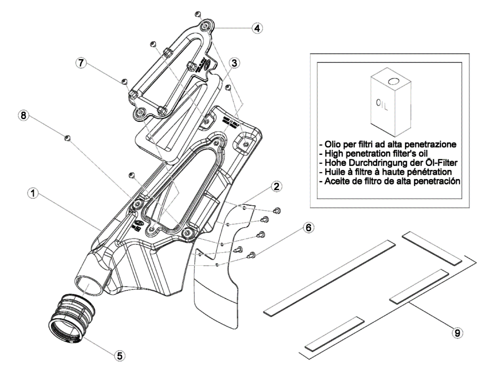 AIR BOX - REAR FENDER