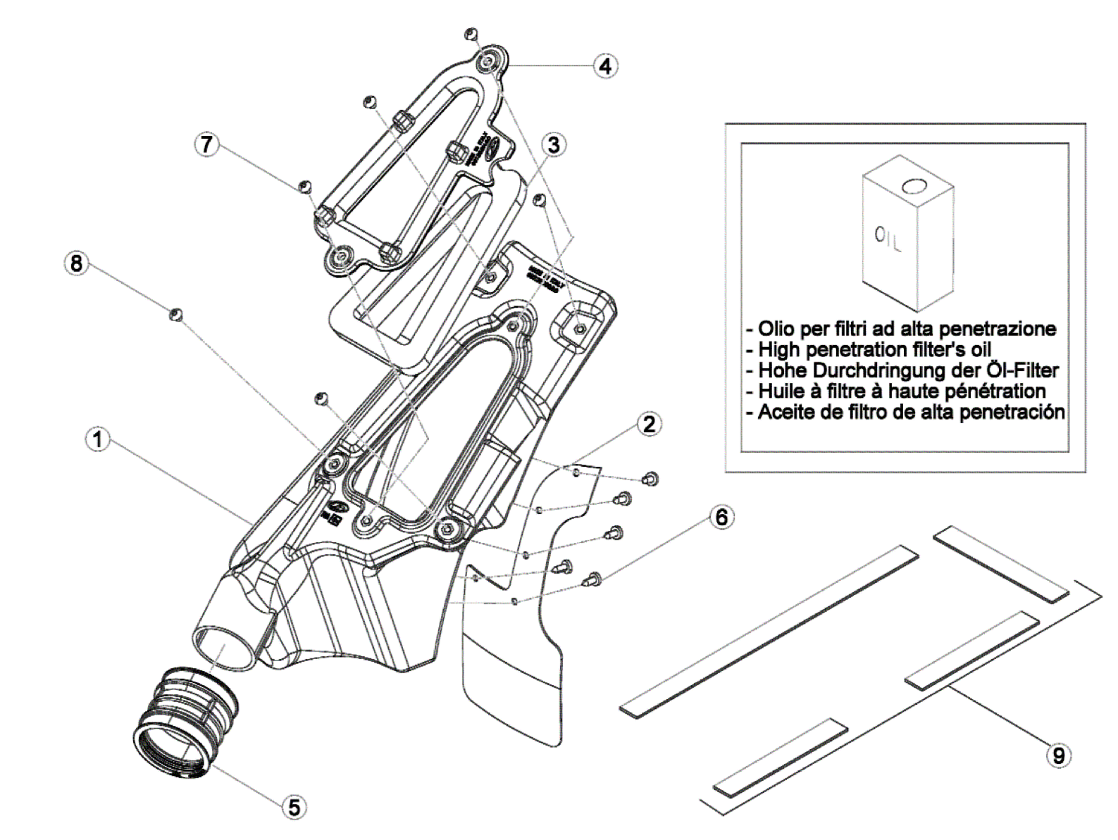 AIR BOX - REAR FENDER