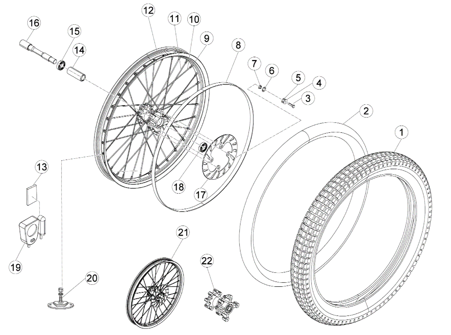 FRONT WHEEL