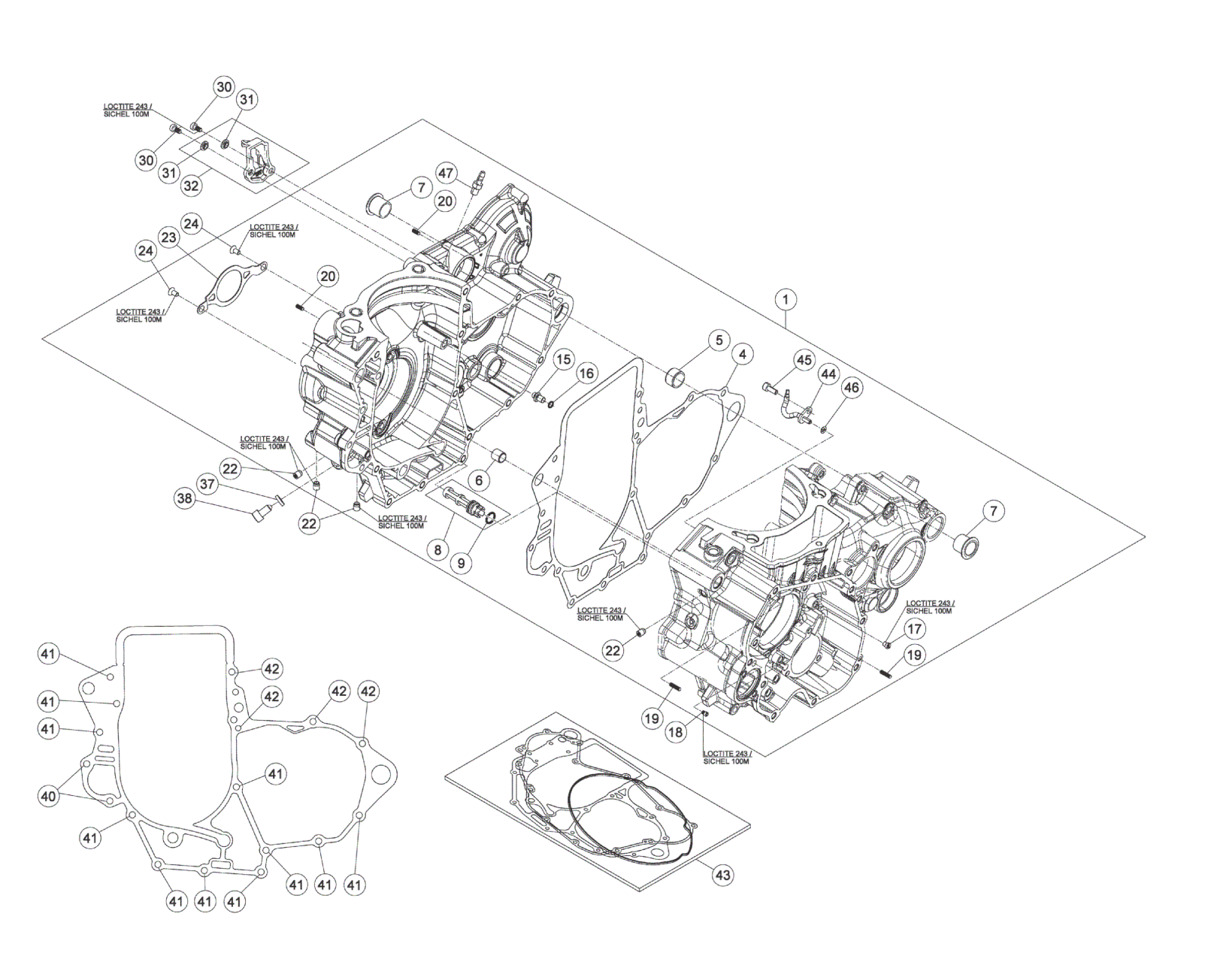 CRANKCASE CARTER