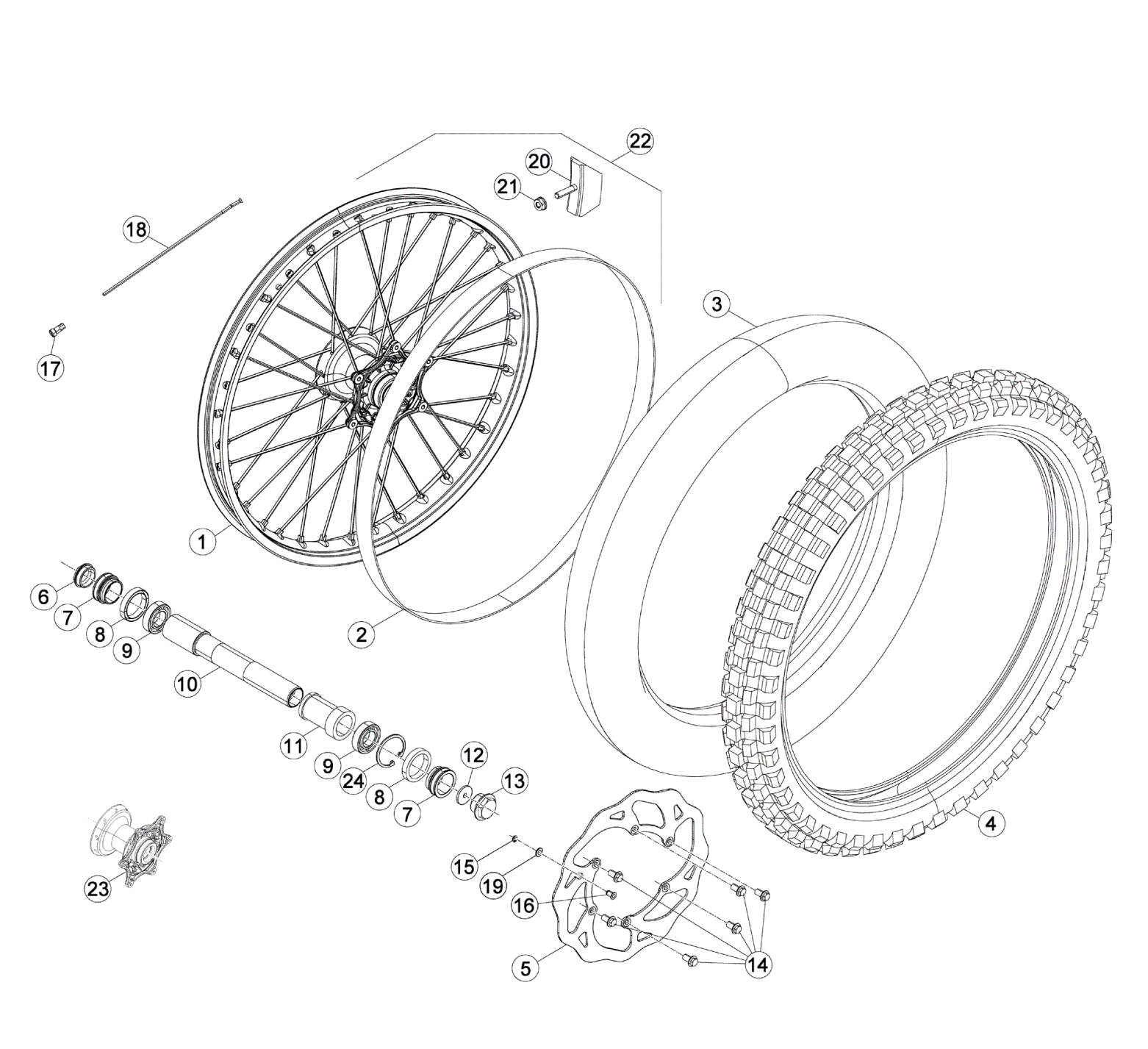 FRONT WHEEL
