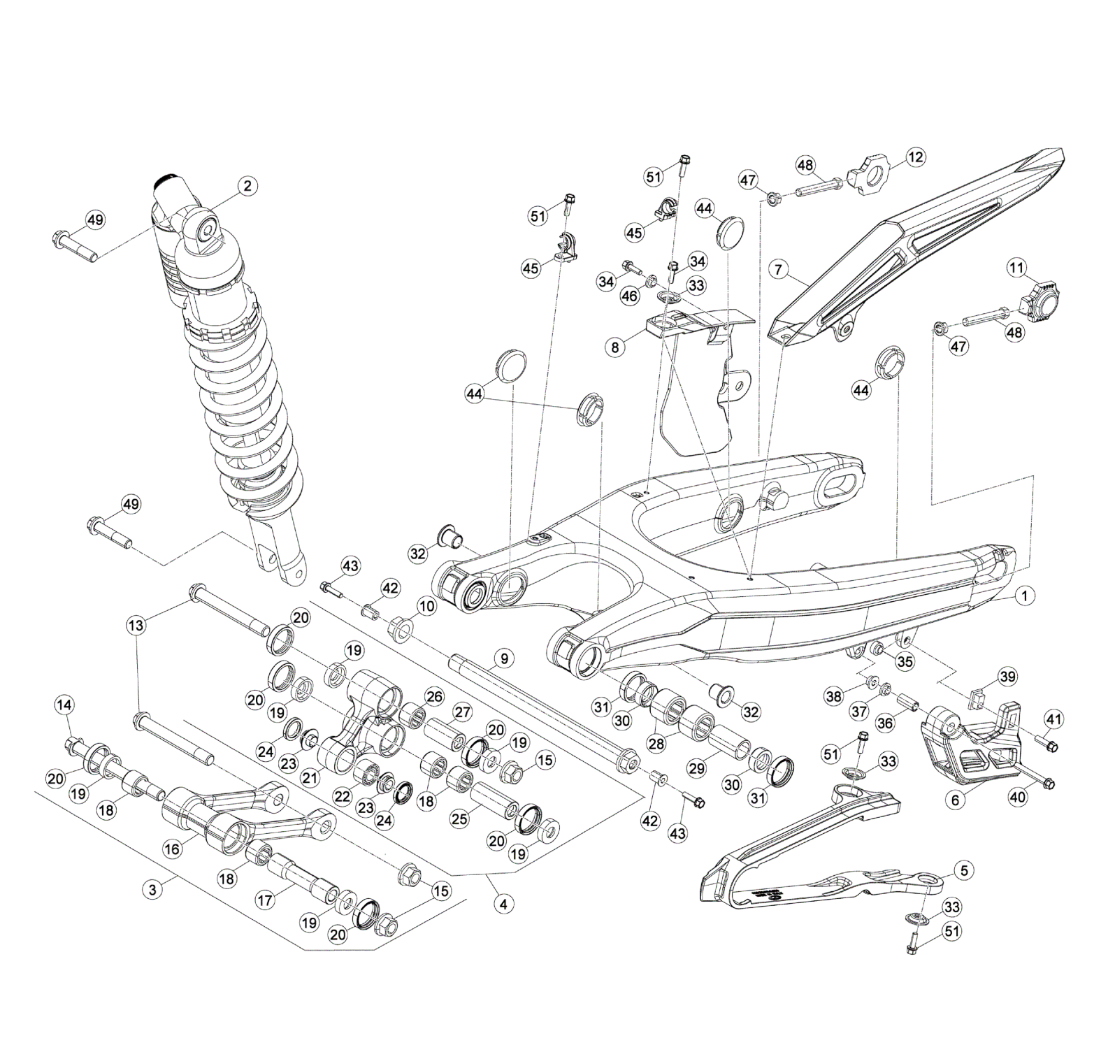 REAR SWING ARM