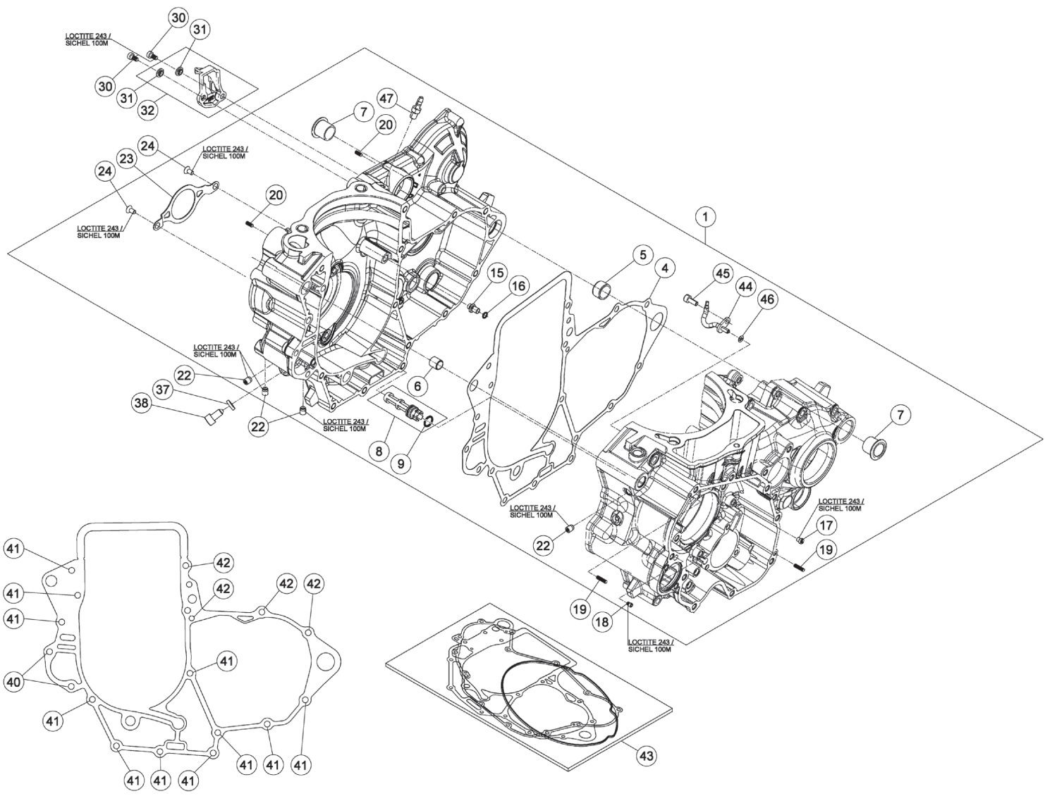 CRANKCASE CARTER