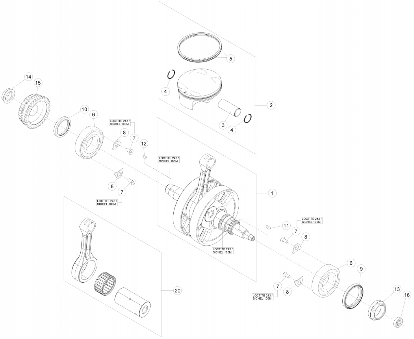 CRANKSHAFT - PISTON